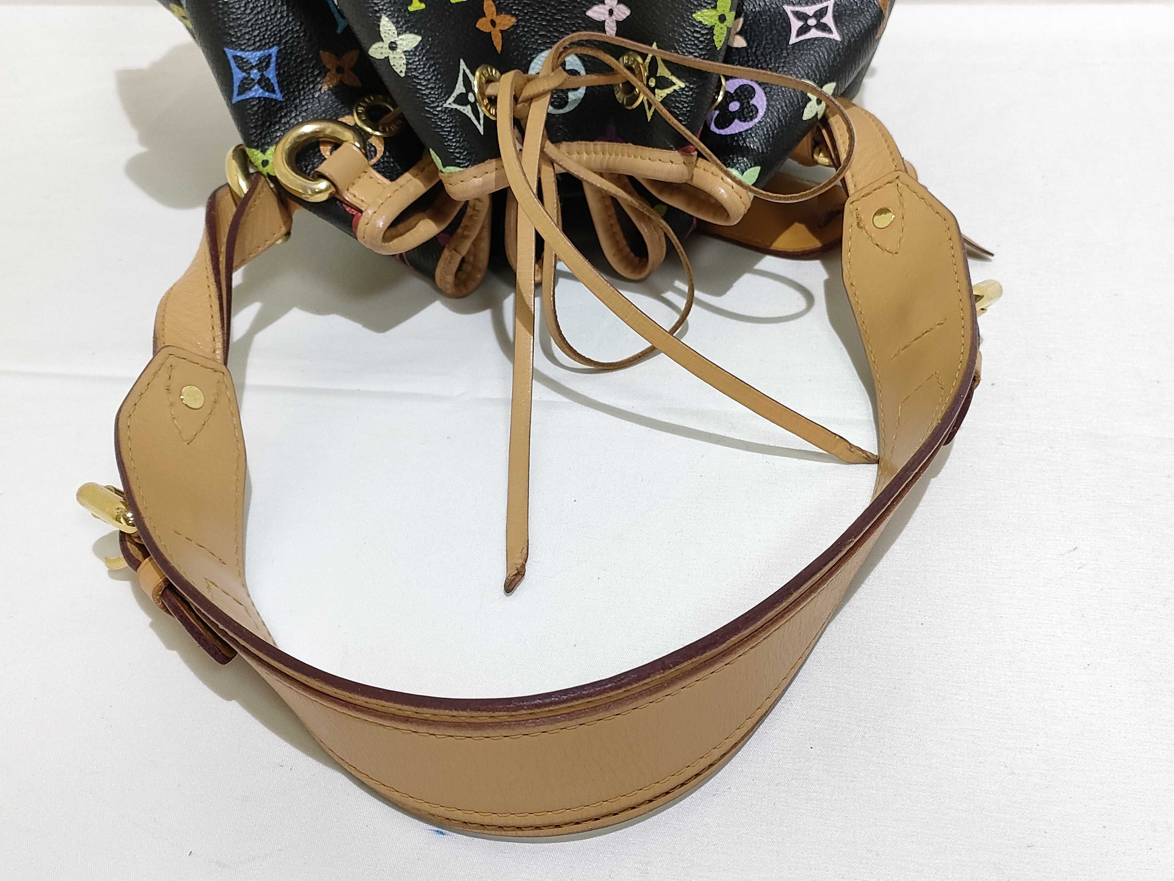 Monogram Multicolor Petit Noé Noir Shoulder Bag — view 3