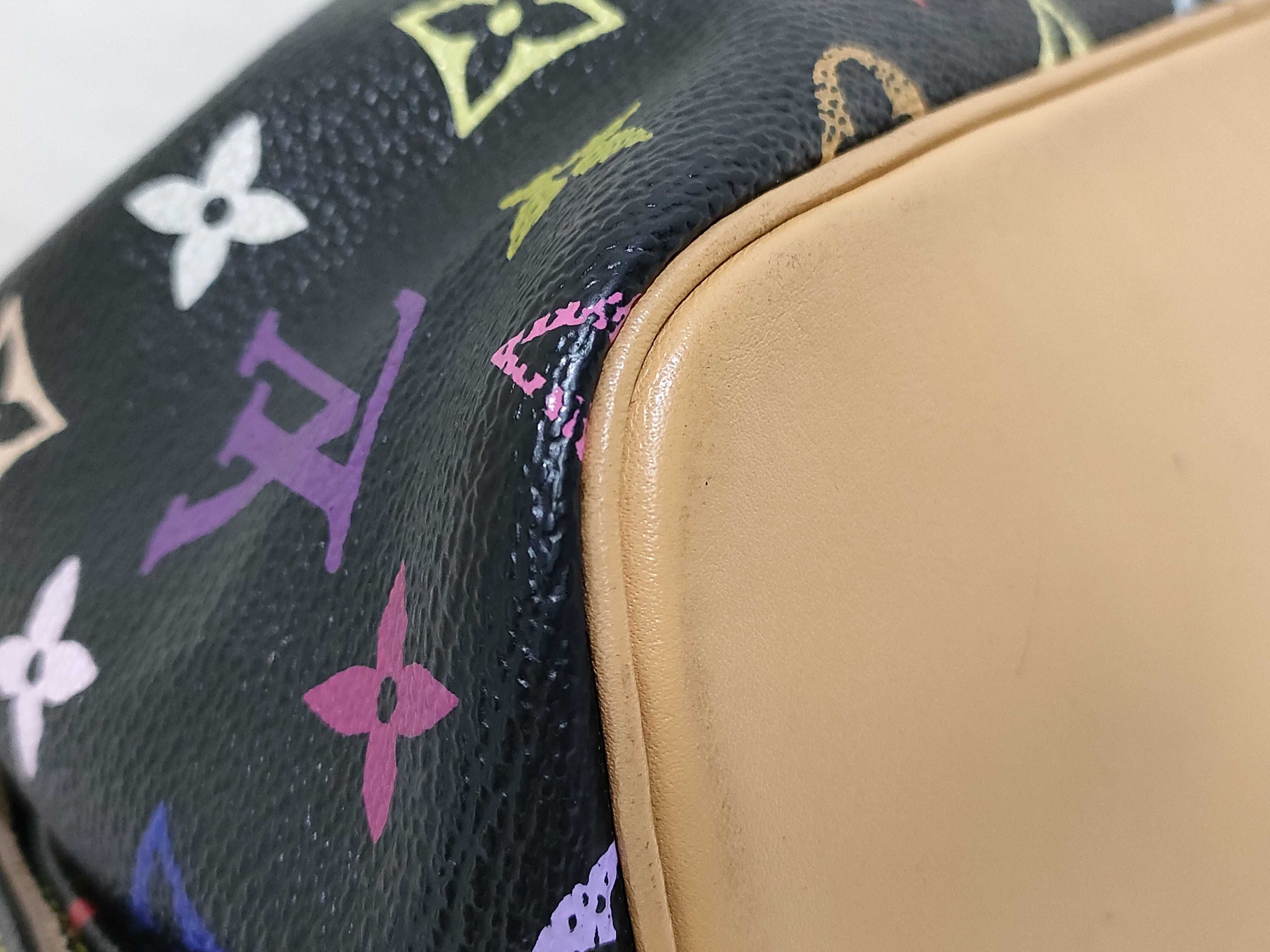 Monogram Multicolor Petit Noé Noir Shoulder Bag — view 6