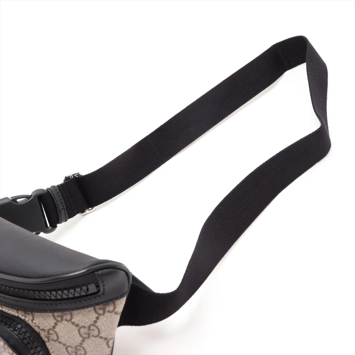 GG Supreme 779877 PVC x Leather Body Bag Beige x Black (Outlet) — view 5