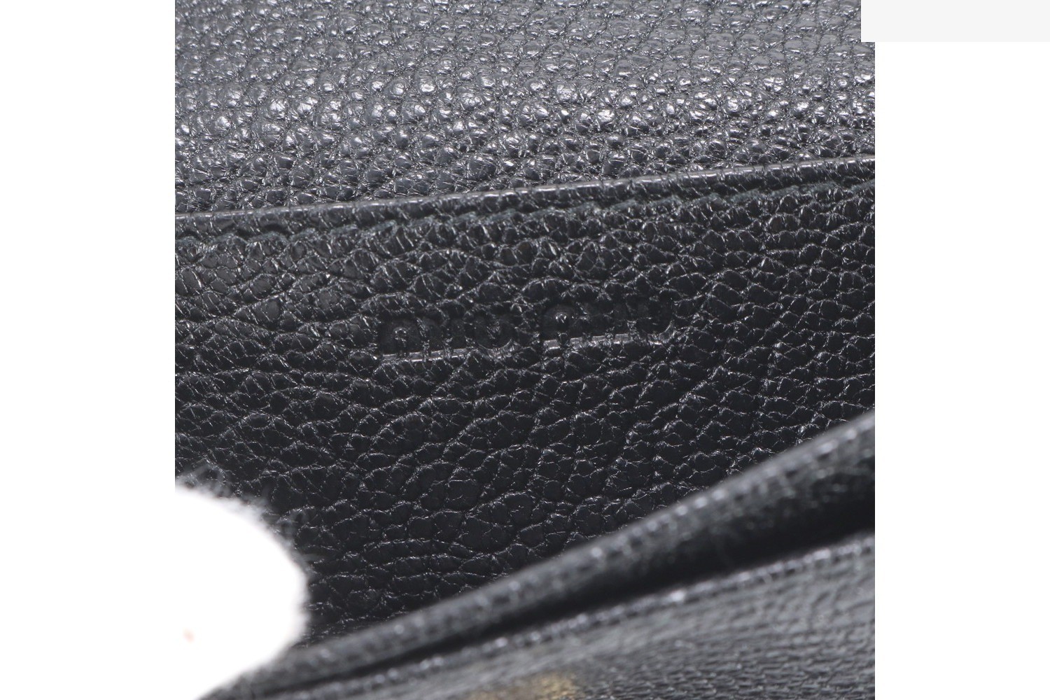 Ribbon motif leather card case — view 7