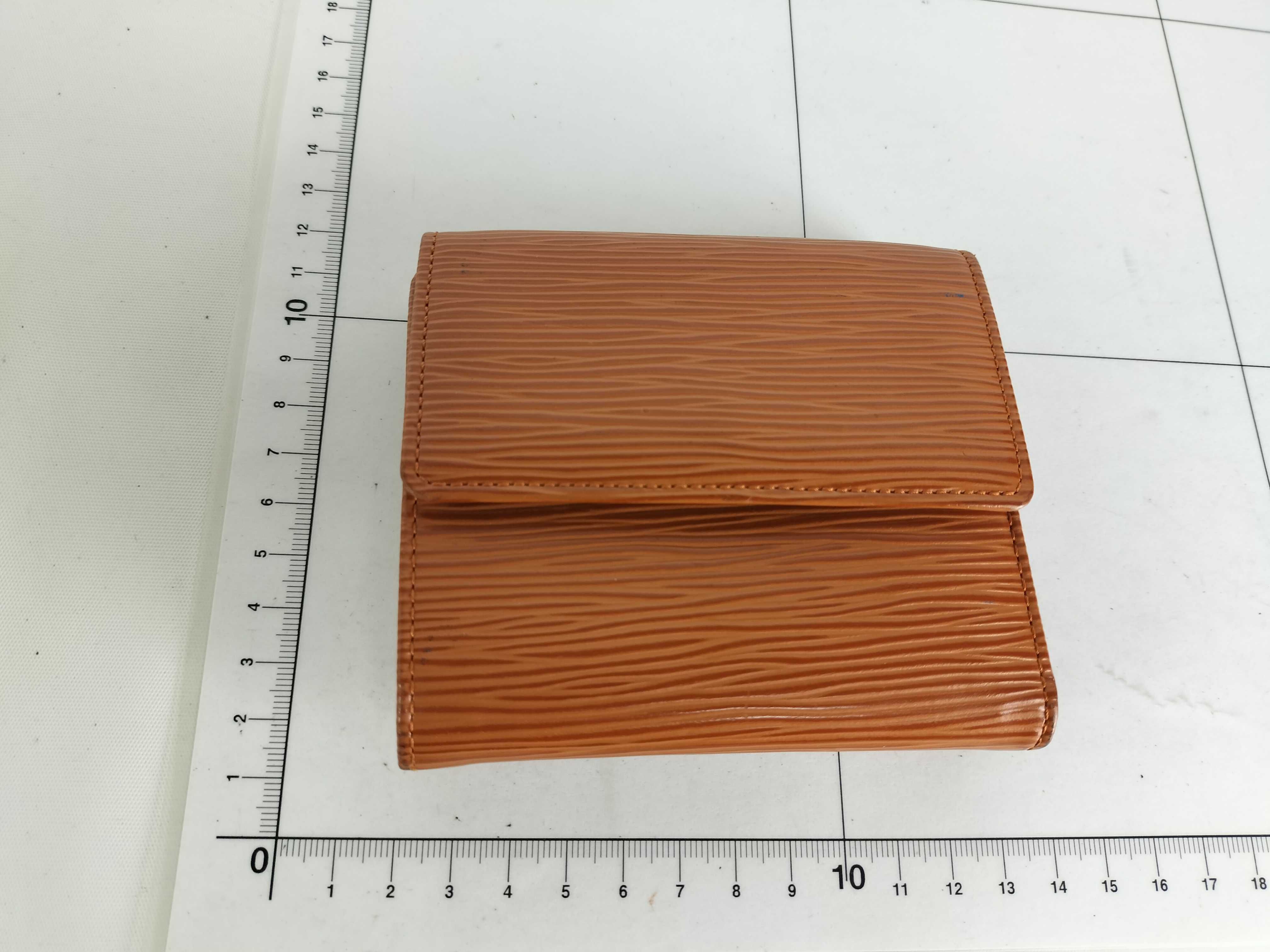 Epi M63488 Portemonnaie Cartes Crédit Kenya Brown Wallet — view 11