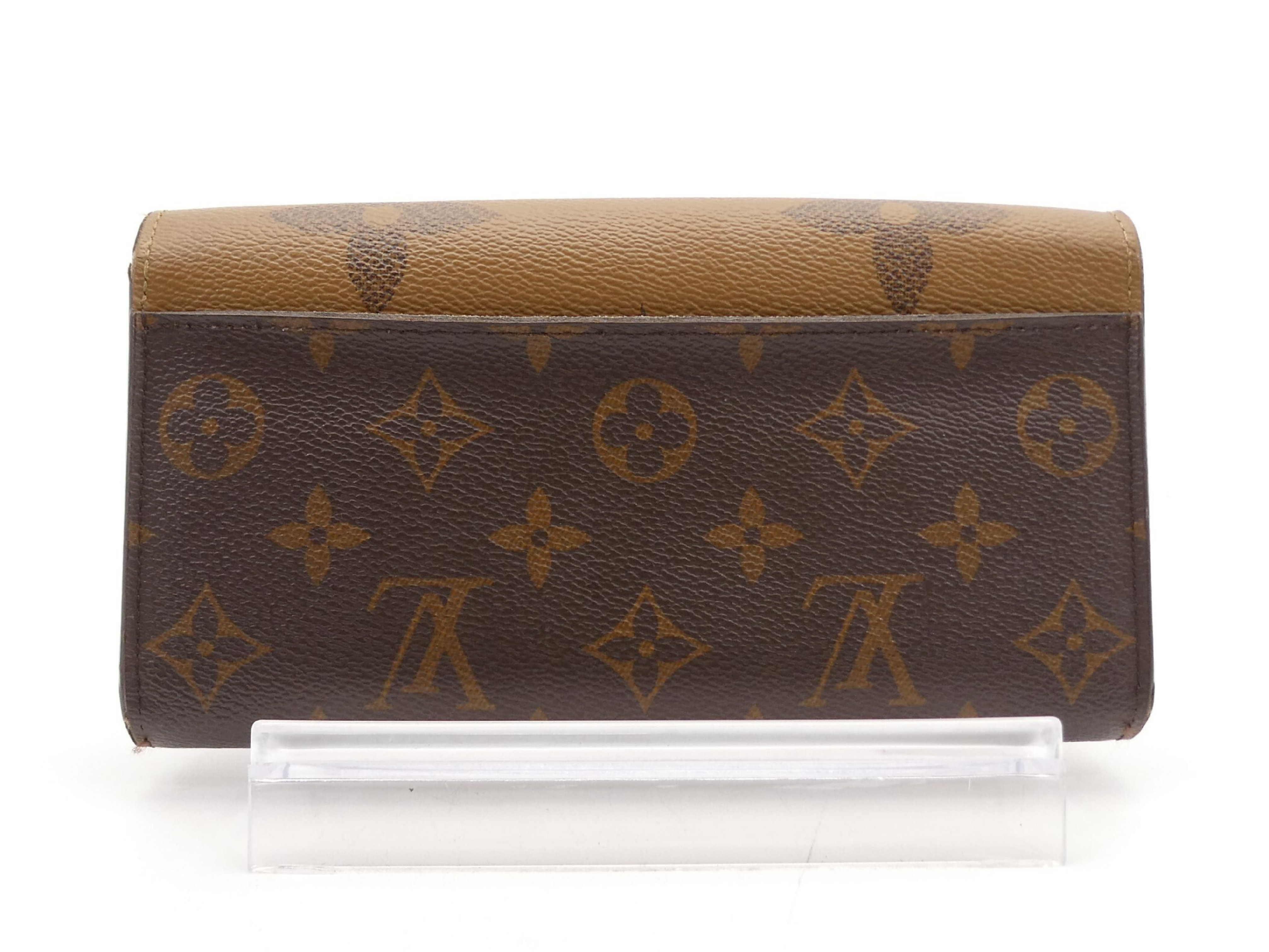 Monogram Giant Reverse Portefeuille Sarah Wallet (IC sensor enabled) — view 2