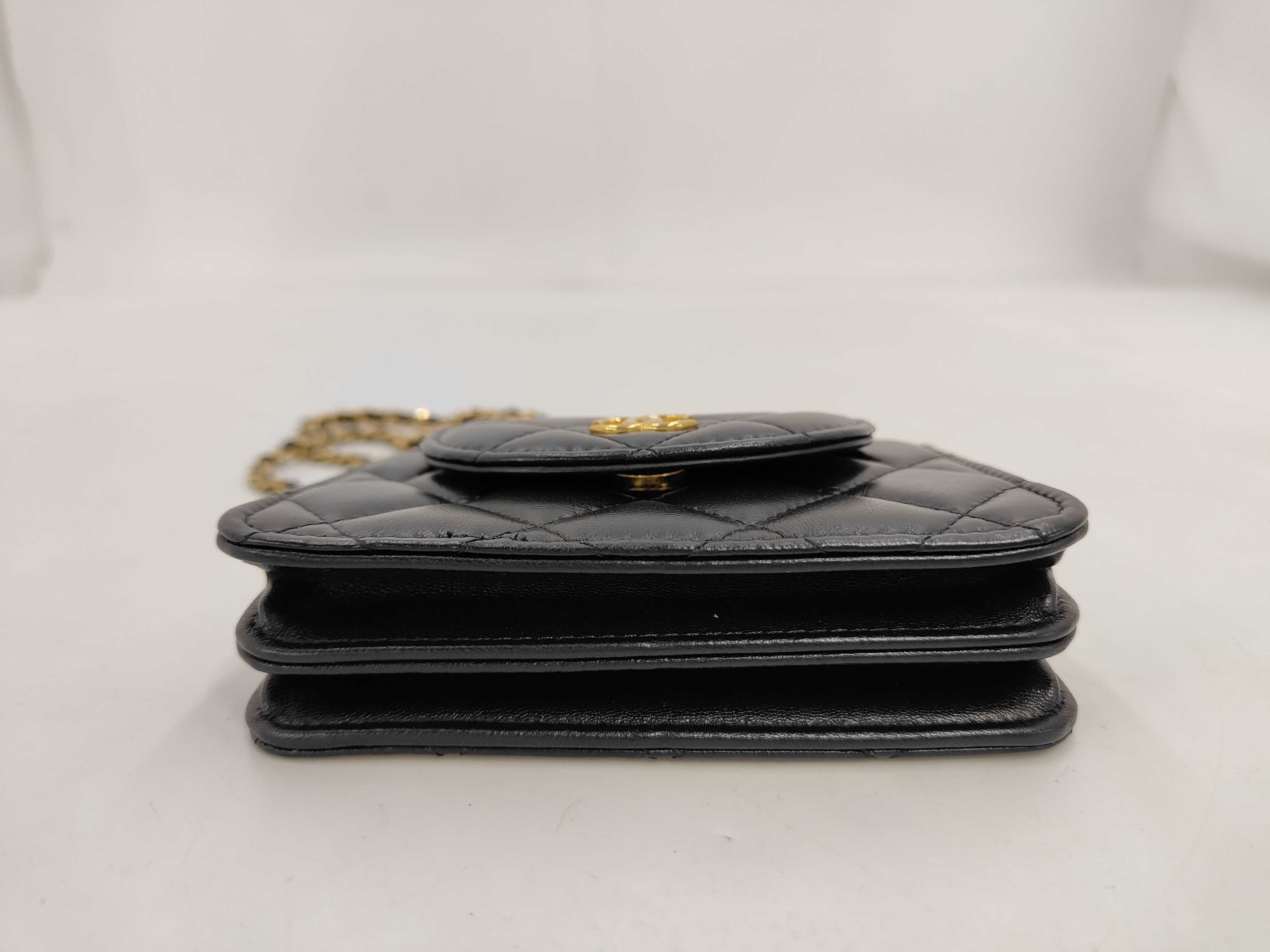 Matelassé Chain Shoulder Bag — view 3