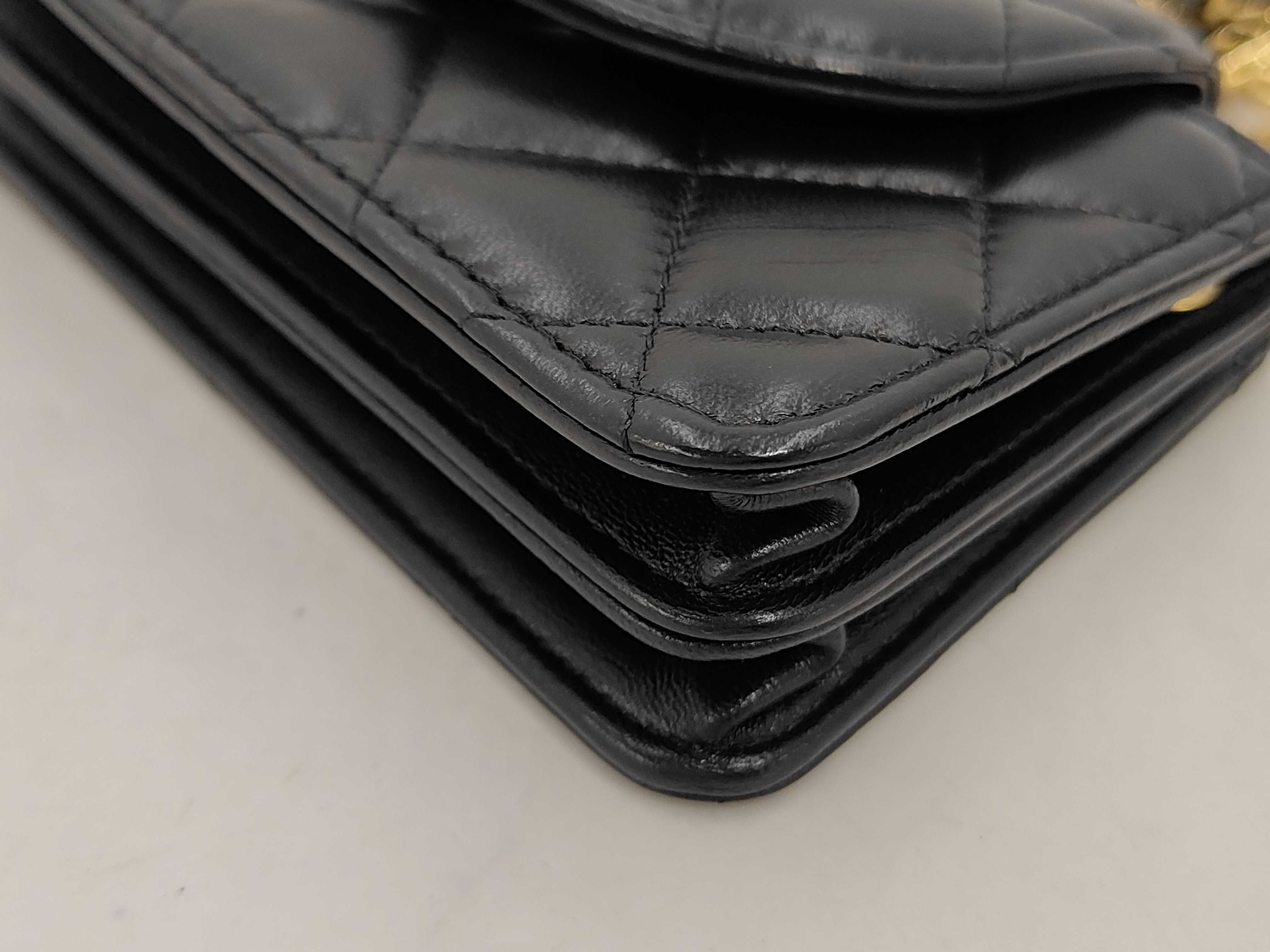 Matelassé Chain Shoulder Bag — view 4