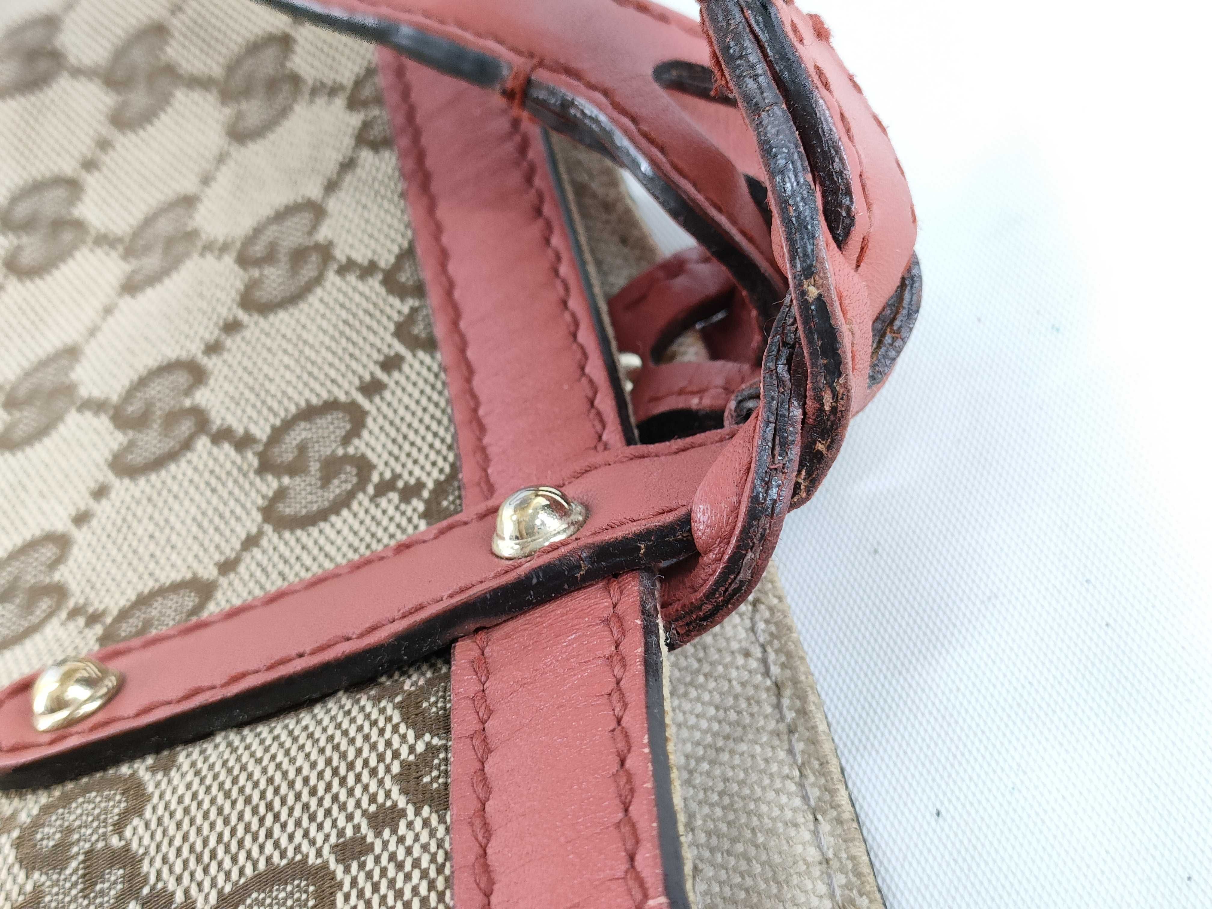 GG Canvas Tote Bag Rose Pink Storage Bag Tote Bag — view 14