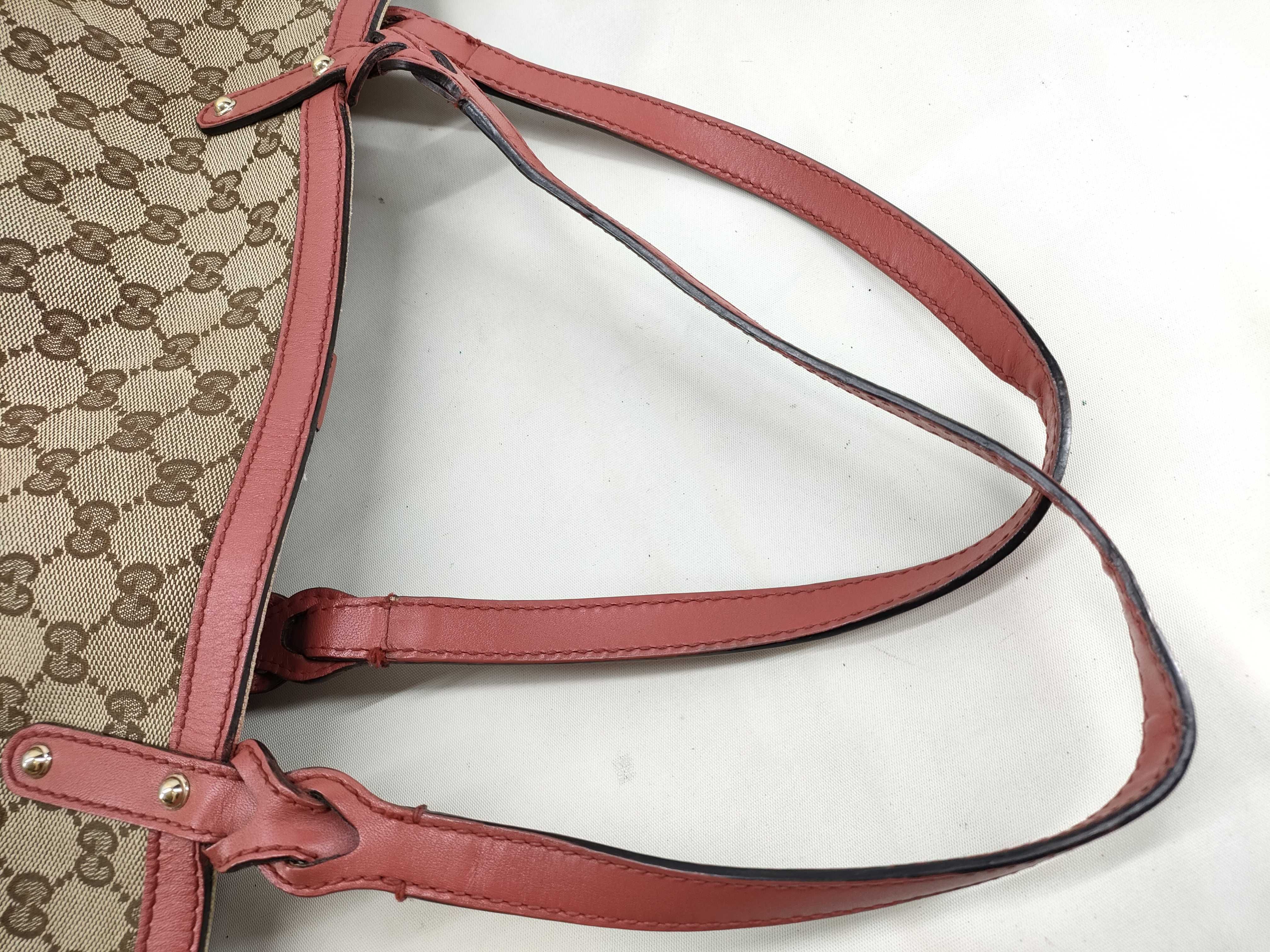 GG Canvas Tote Bag Rose Pink Storage Bag Tote Bag — view 5