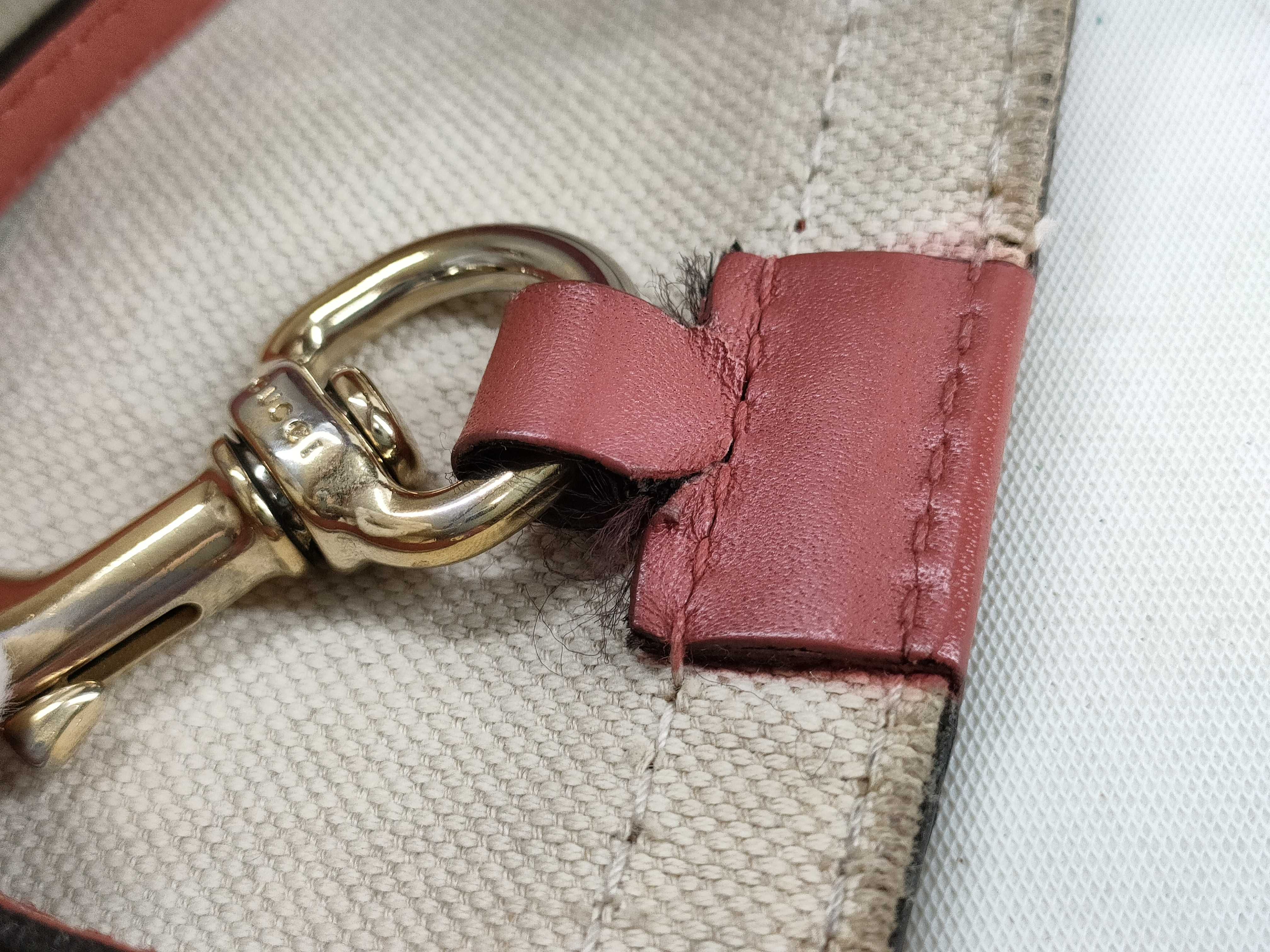 GG Canvas Tote Bag Rose Pink Storage Bag Tote Bag — view 9