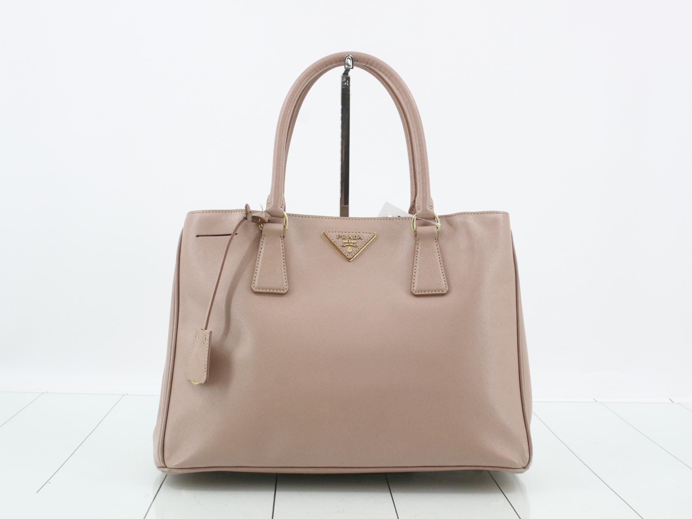 Saffiano Galleria Large Bag/Handbag, Pink Beige
