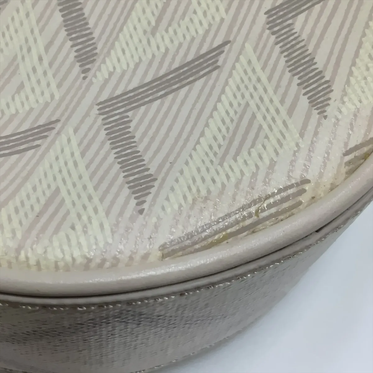 Saddle PVC x Leather Body Bag, Beige — view 13