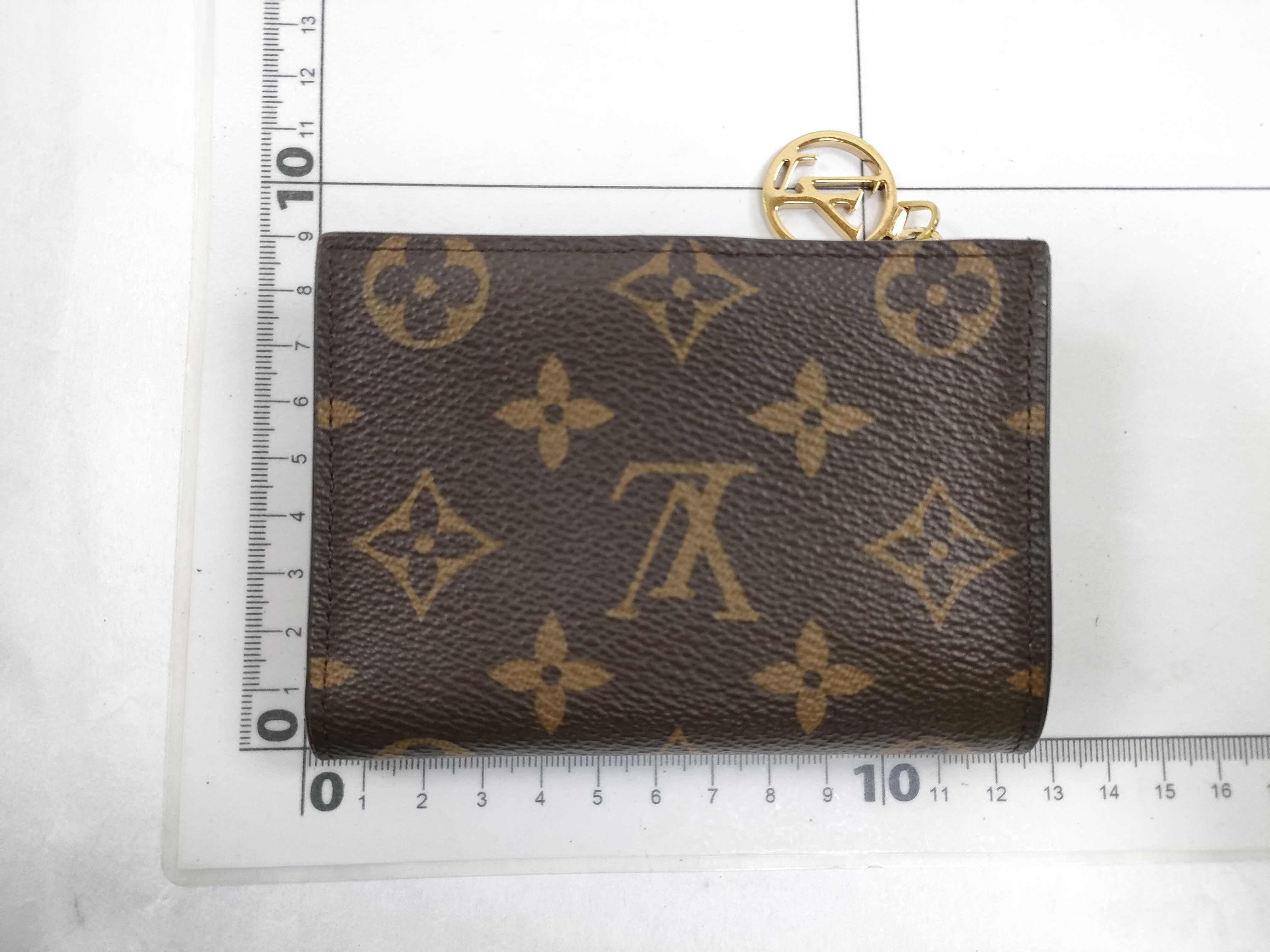 Monogram Louis Vuitton Monogram Portefeuille Lisa M83605 Blue Olympe RFID Wallet — view 2