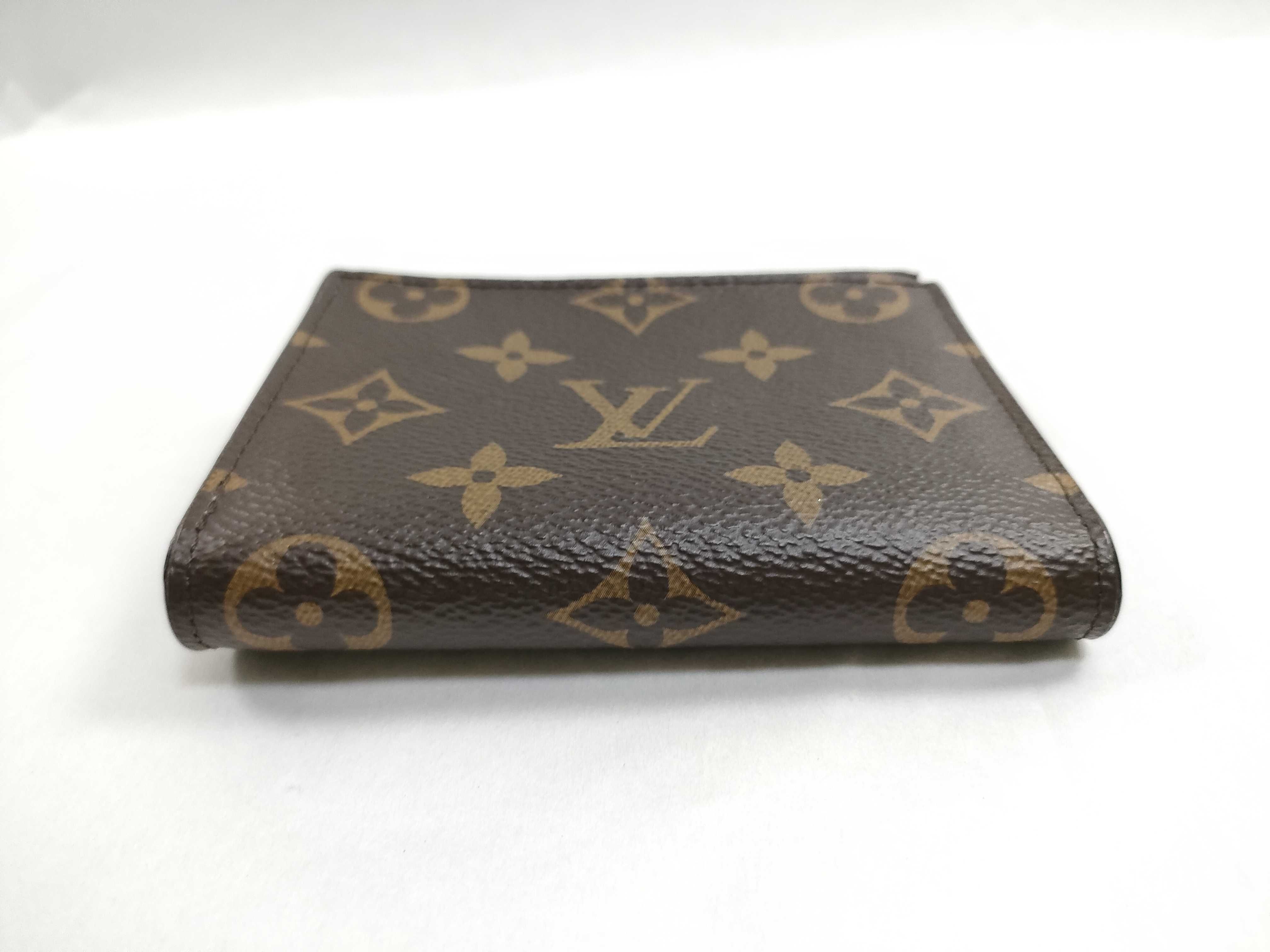 Monogram Louis Vuitton Monogram Portefeuille Lisa M83605 Blue Olympe RFID Wallet — view 5
