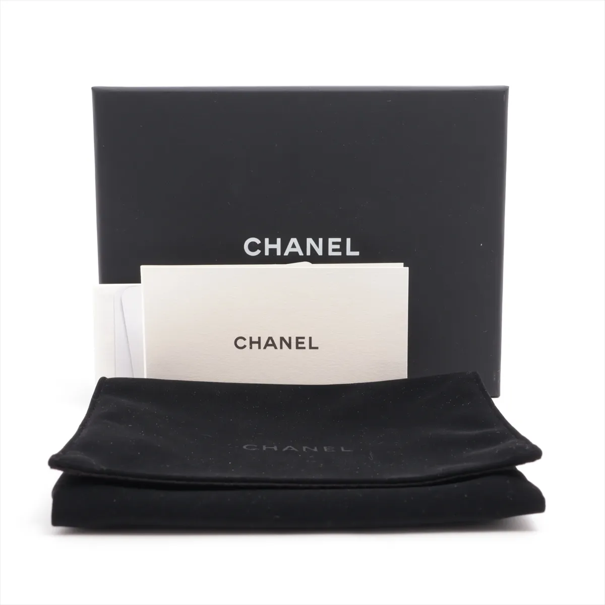 19 Lambskin Compact Wallet Black Gold Hardware U63T8GL2 — view 8