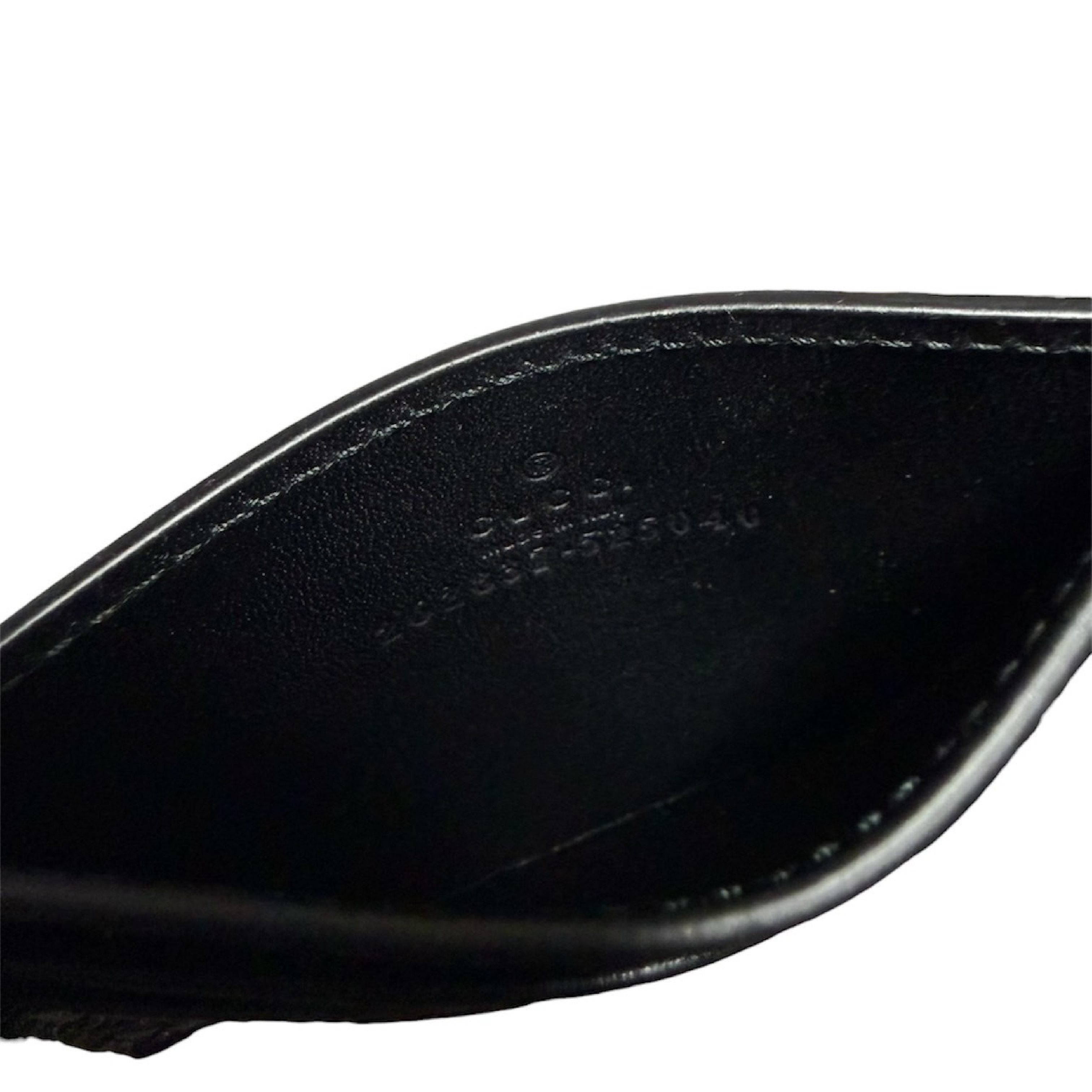 Mini Guccissima Black Card Case (Unused) - Card Case — view 2