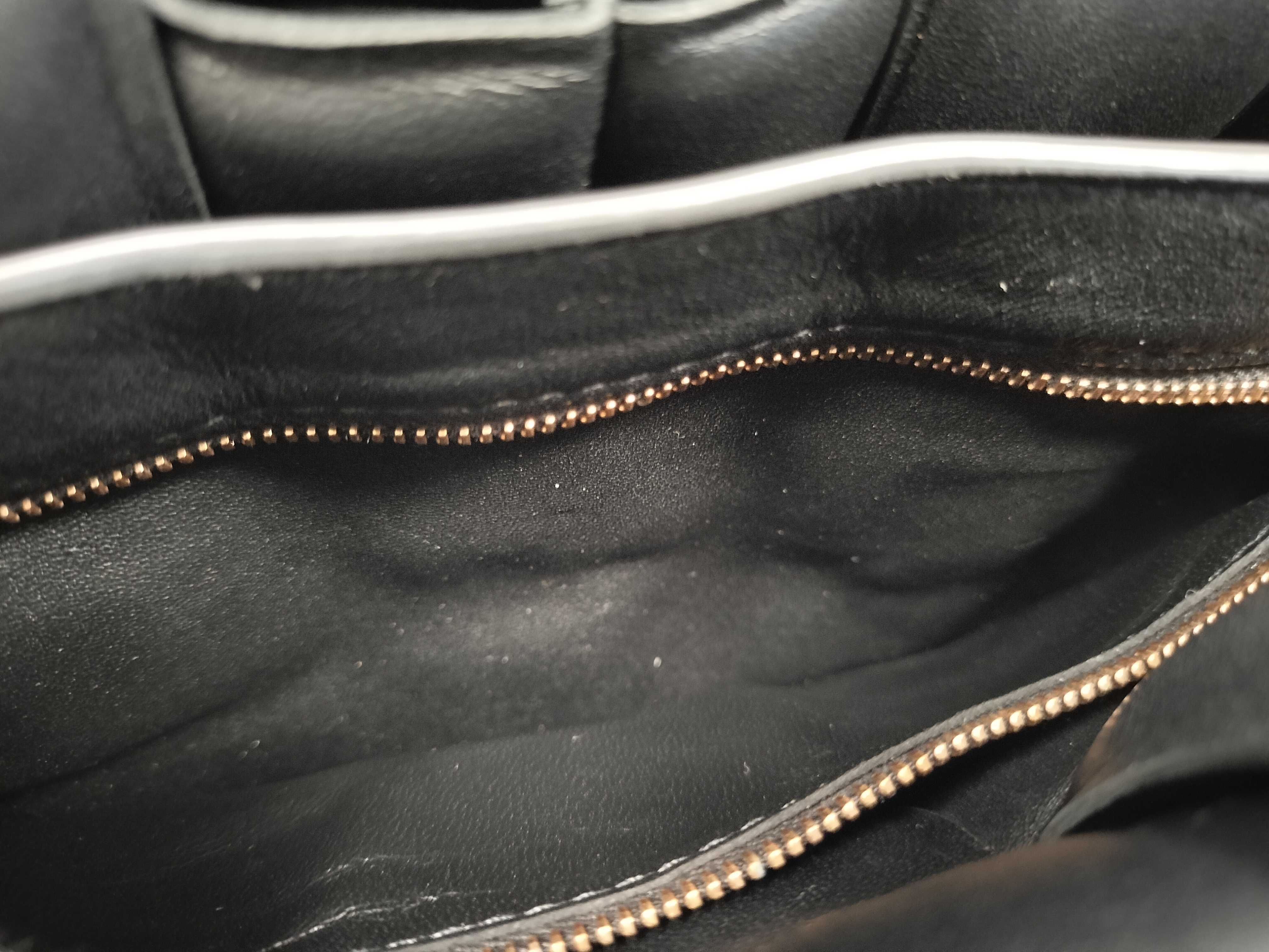 Padded Cassette Shoulder Bag with Gold Hardware, Black, with Protective Seal. — view 11