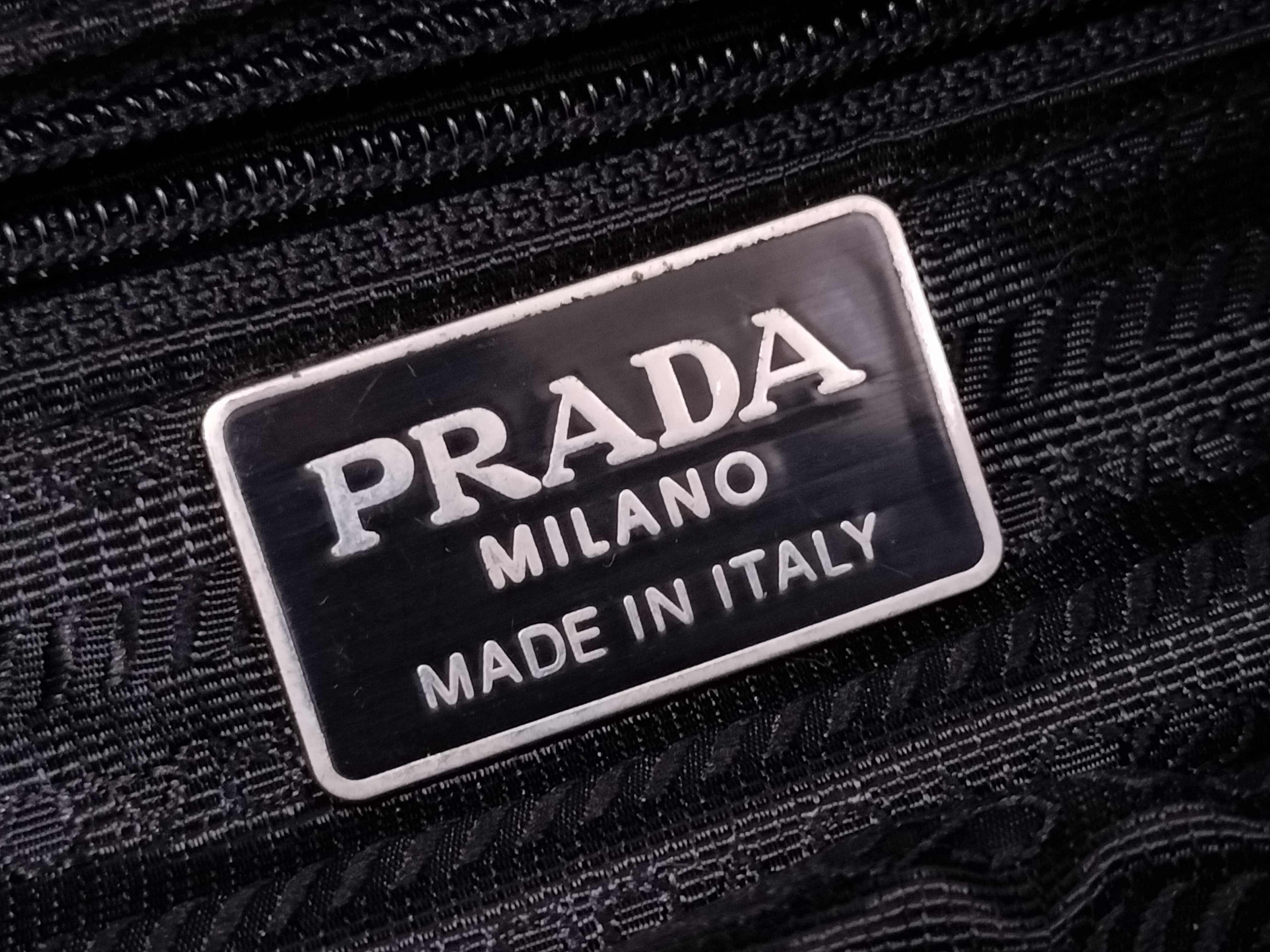 Nylon Prada Triangle Logo Nylon Tote Bag (IY8203) Handbag — view 12