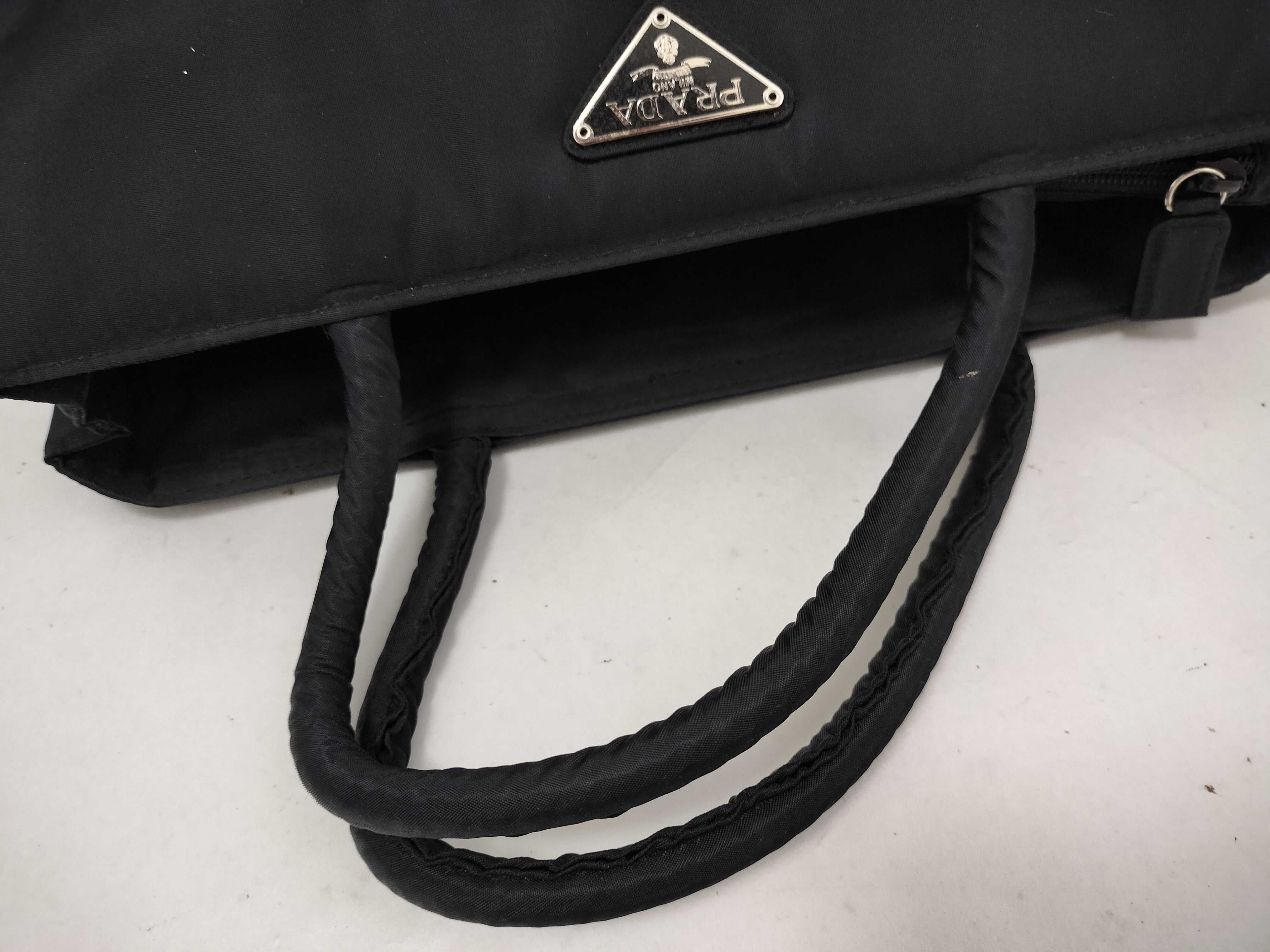 Nylon Prada Triangle Logo Nylon Tote Bag (IY8203) Handbag — view 3