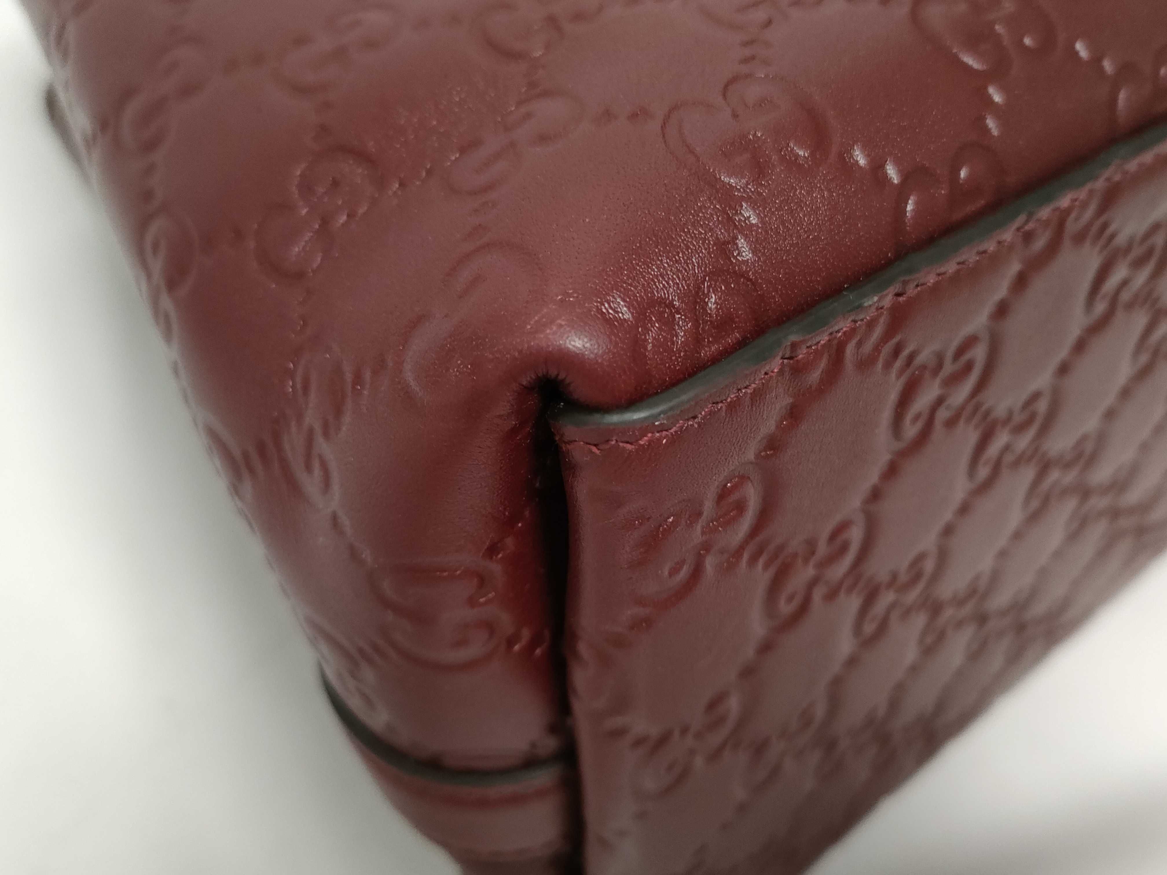 Guccissima ID-GG emblem Cowskin Tote bag Bordeaux 815213 Tote bag — view 6