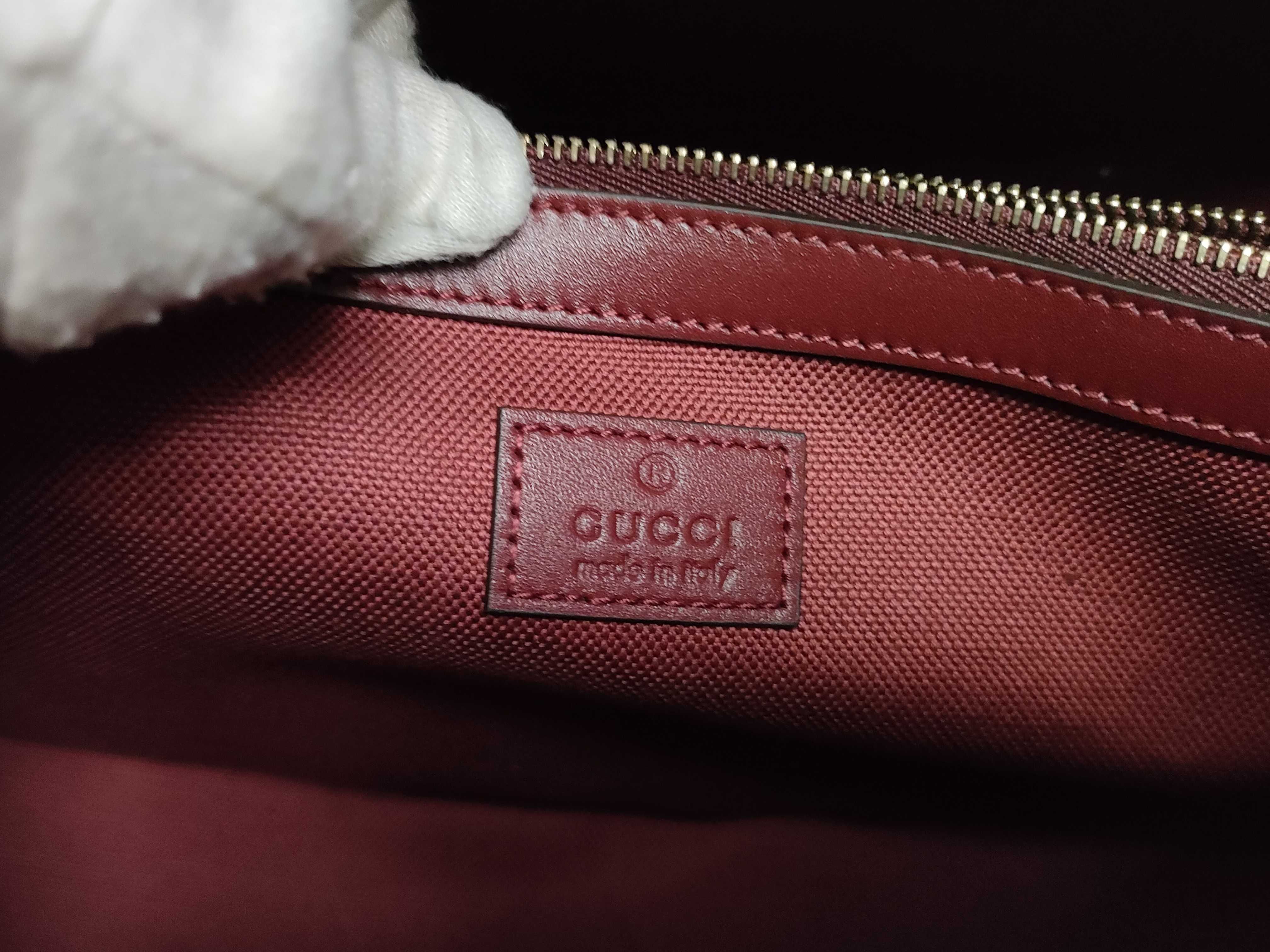 Guccissima ID-GG emblem Cowskin Tote bag Bordeaux 815213 Tote bag — view 9