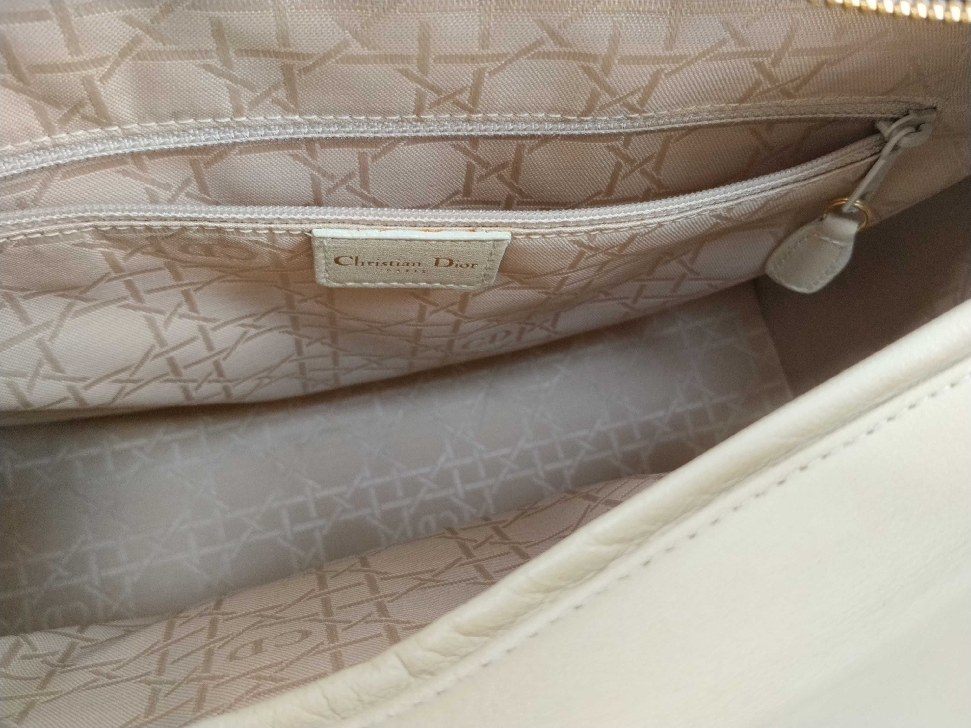 Lady Dior Christian Lady Beige Handbag — view 12