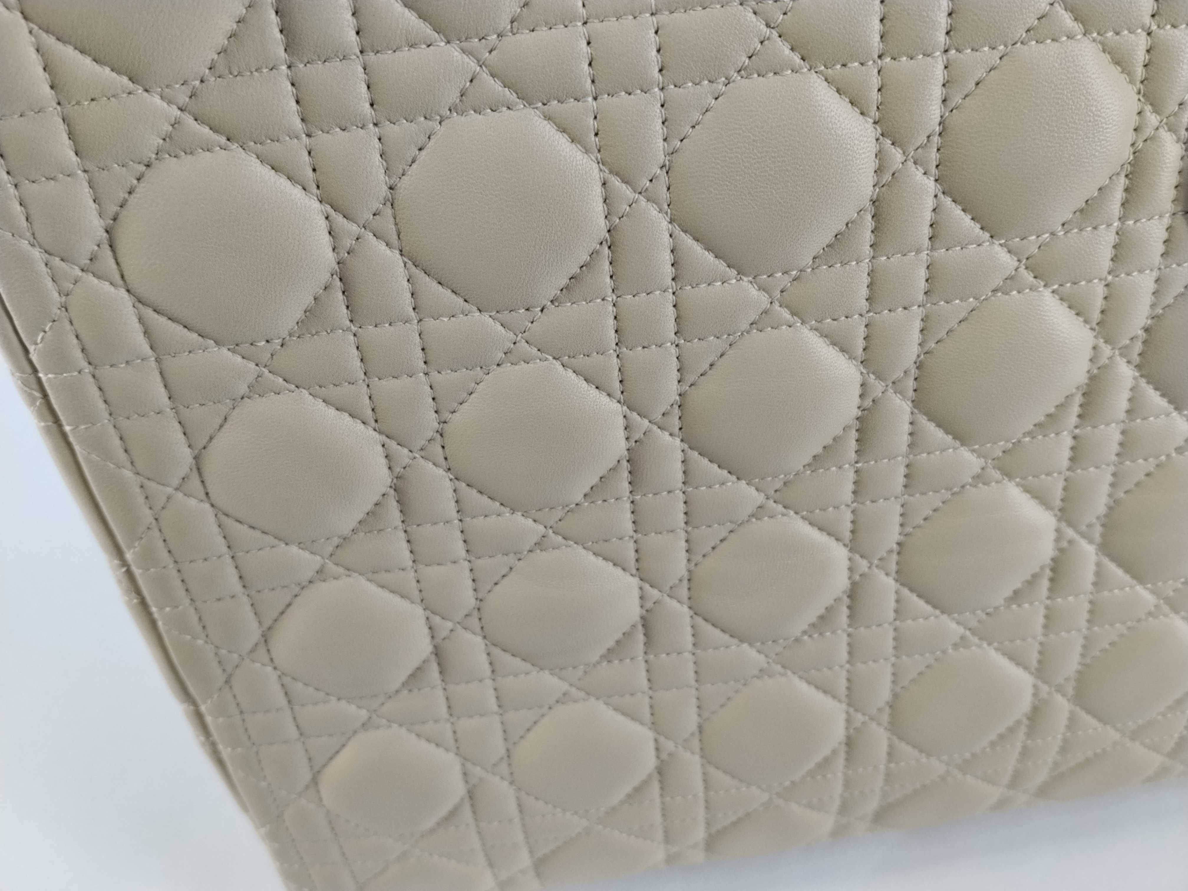 Lady Dior Christian Lady Beige Handbag — view 13
