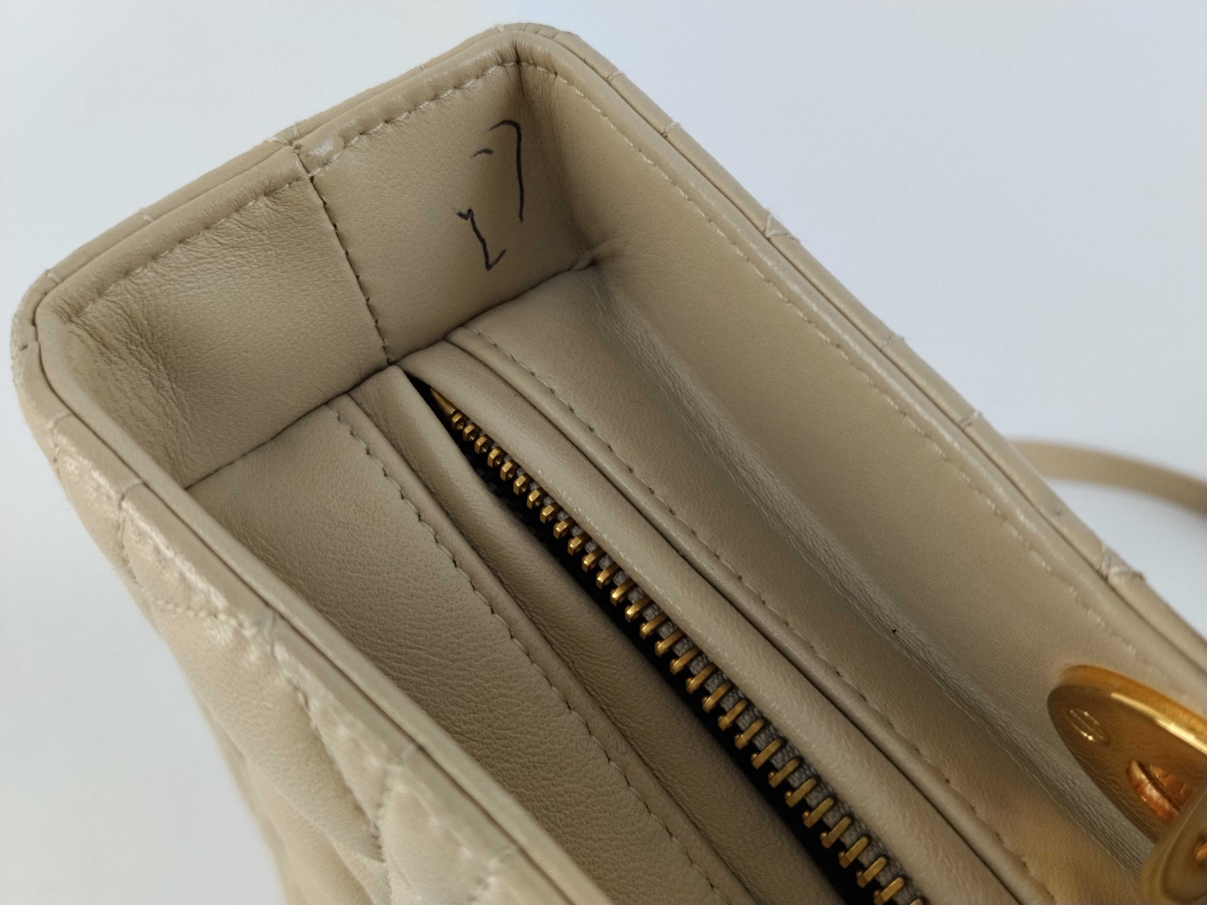 Lady Dior Christian Lady Beige Handbag — view 14