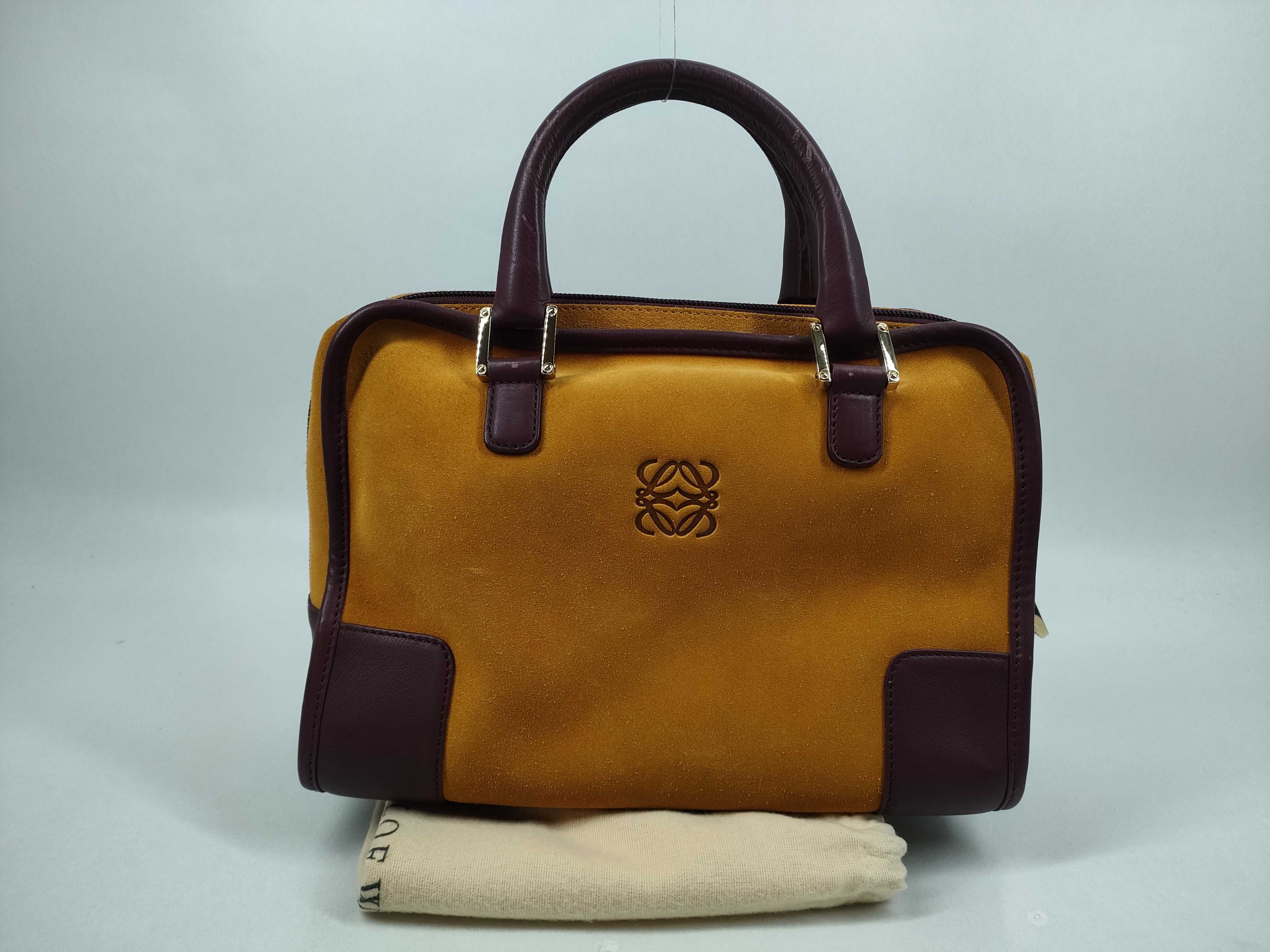 Amazona 28 Suede x Leather Handbag