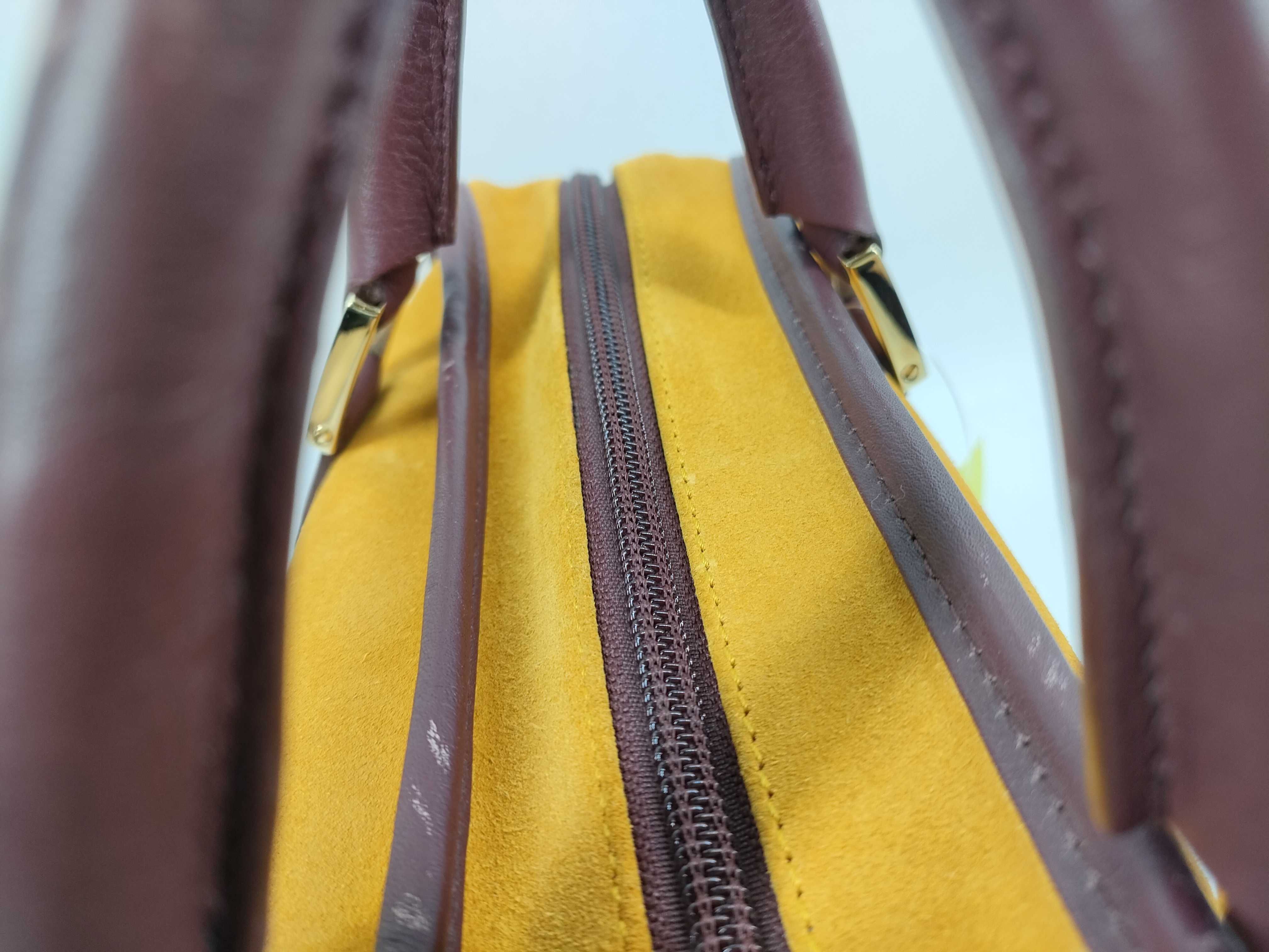 Amazona 28 Suede x Leather Handbag — view 6
