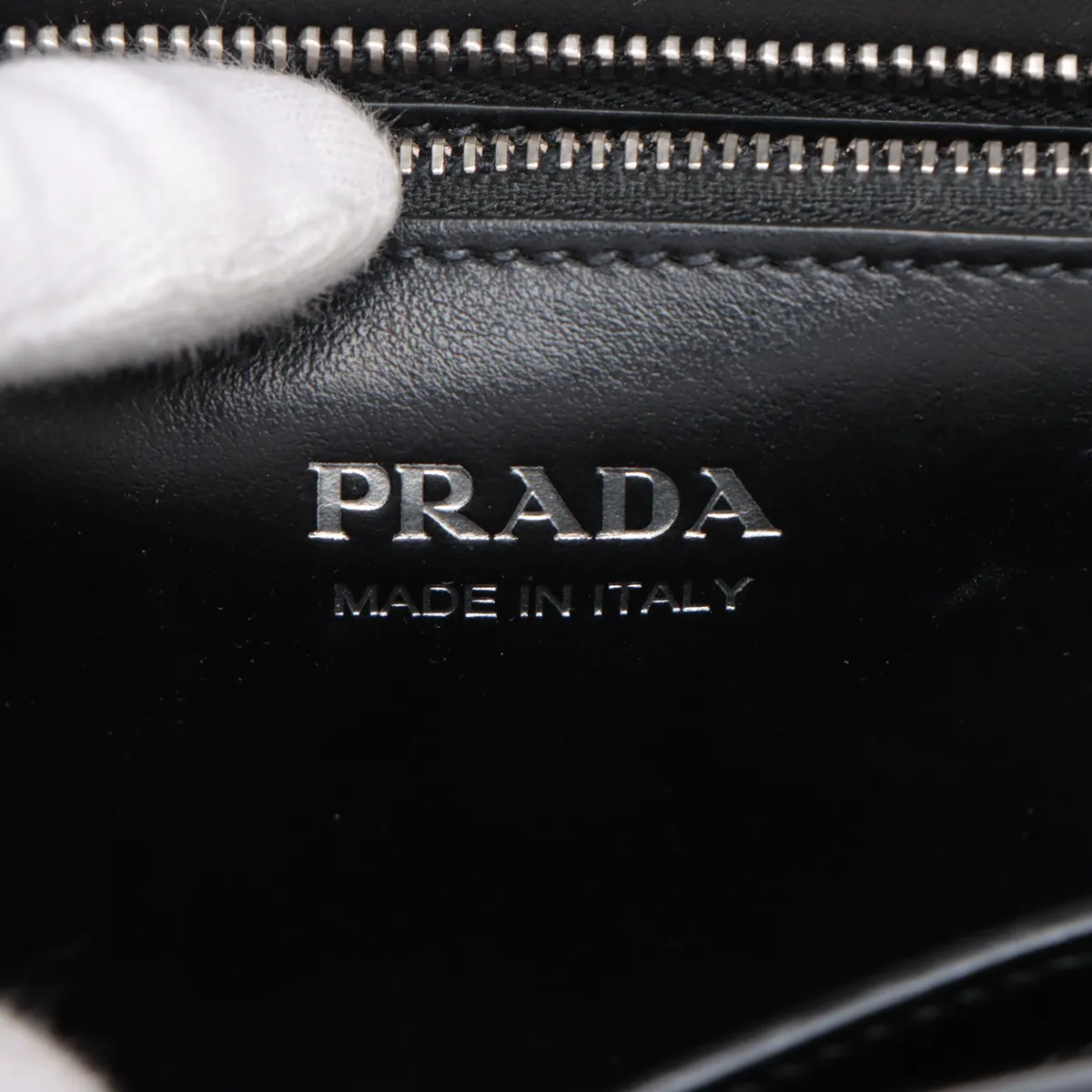 Leather and Studded Shoulder Bag, Multicolor — view 9