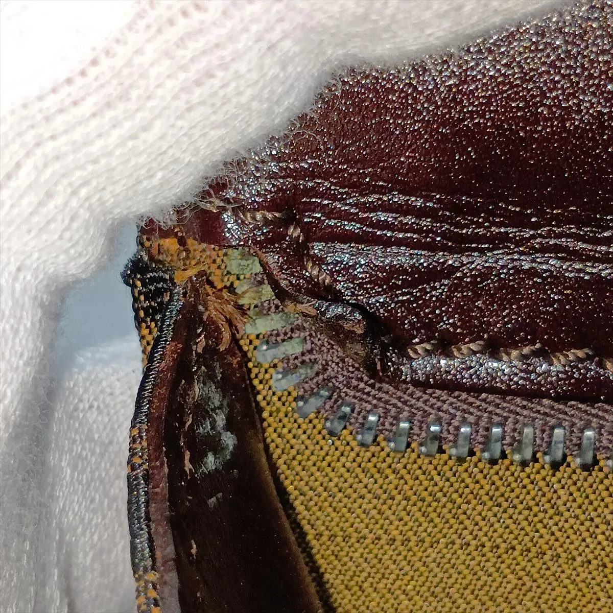 Zucca Canvas x Leather Handbag, Brown — view 14