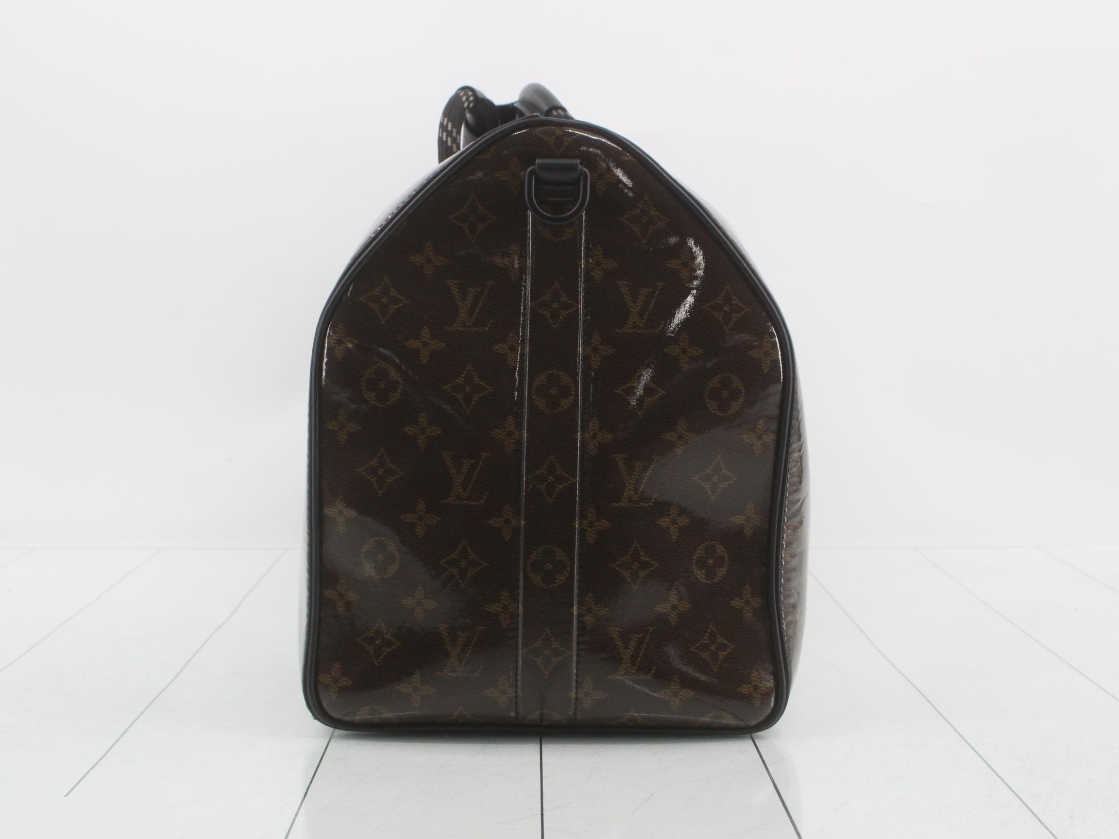 Monogram Glaze Keepall Bandoulière 50 2-Way Boston Bag — view 3
