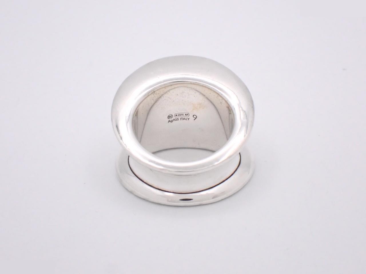 Designer ring, 925 silver, size #9, 17.0g — view 2