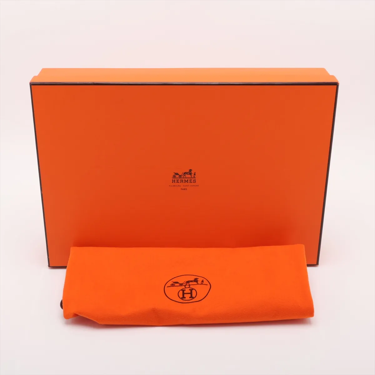 Evelyne II 29 PM Taurillon Clemence Orange Silver Hardware I: 2005 — view 9