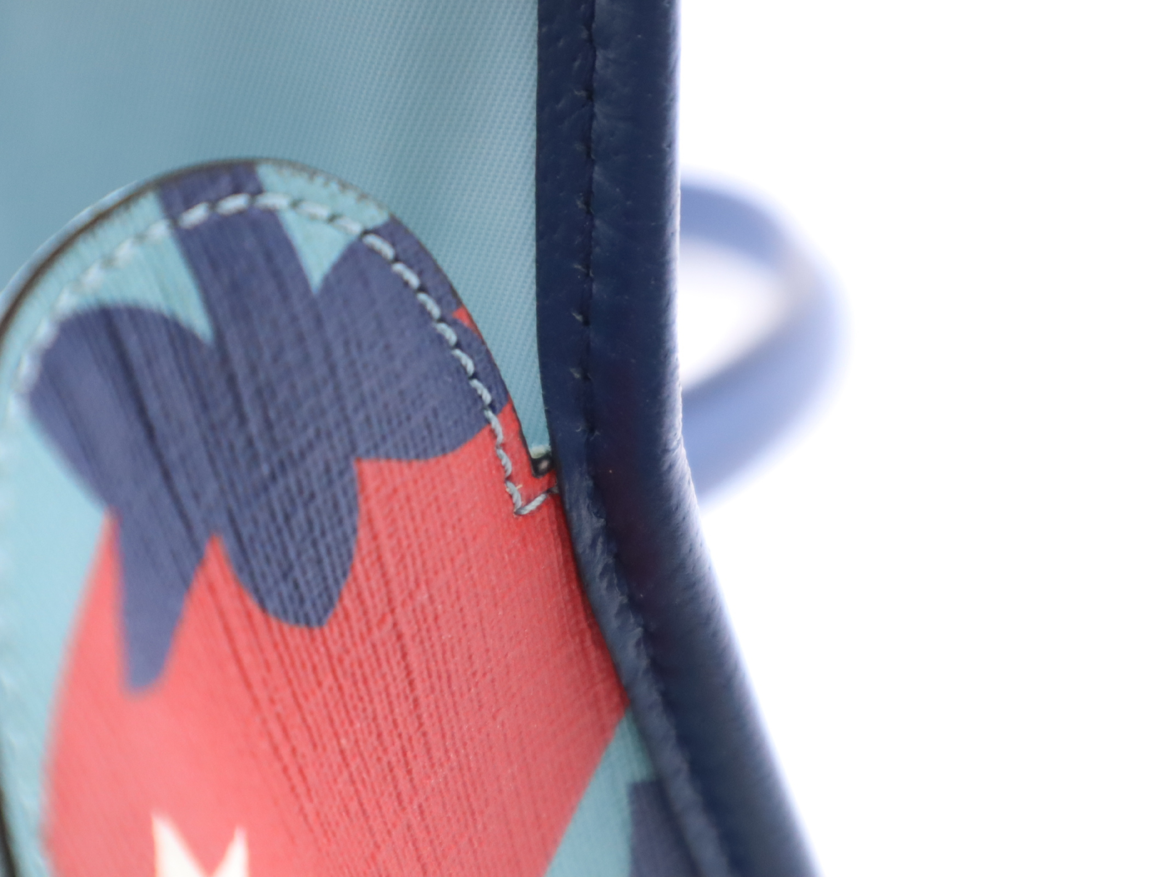 682720GG Supreme x Leather Children's Handbag, Strawberry Pattern, Blue Multicolor Handbag — view 14