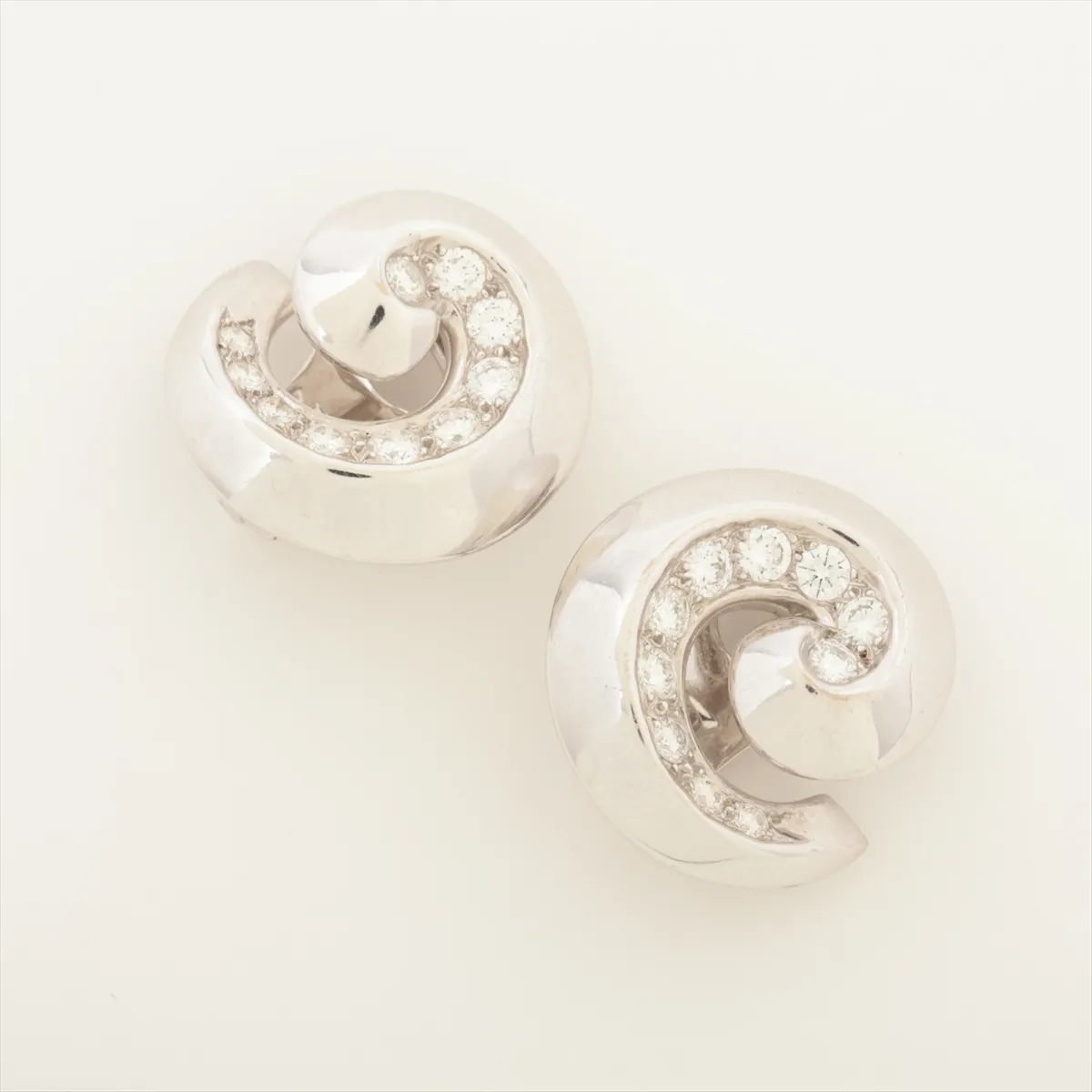 Diamond Earrings, 750 (WG), 15.3g, B3593D5 — view 3