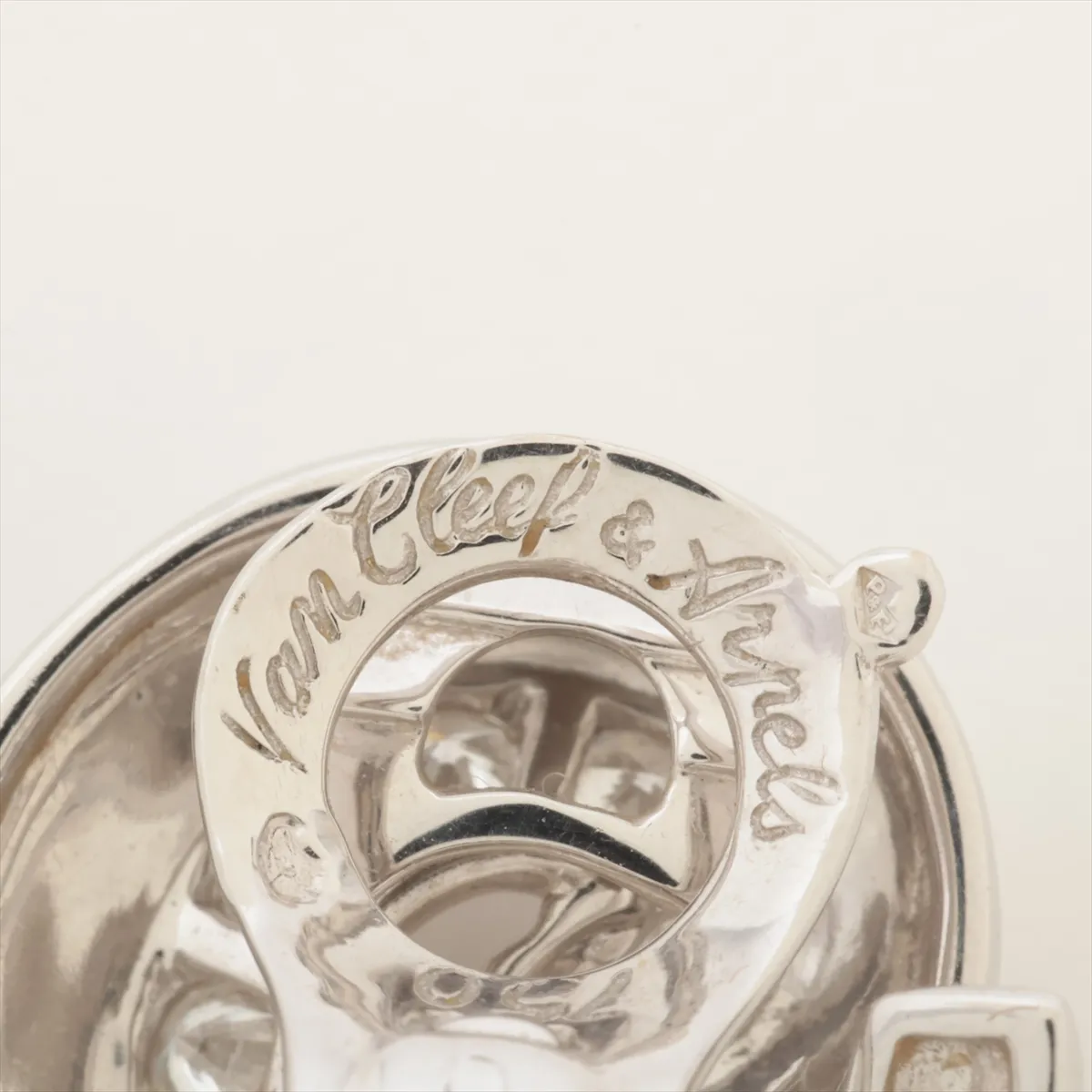 Diamond Earrings, 750 (WG), 15.3g, B3593D5 — view 5