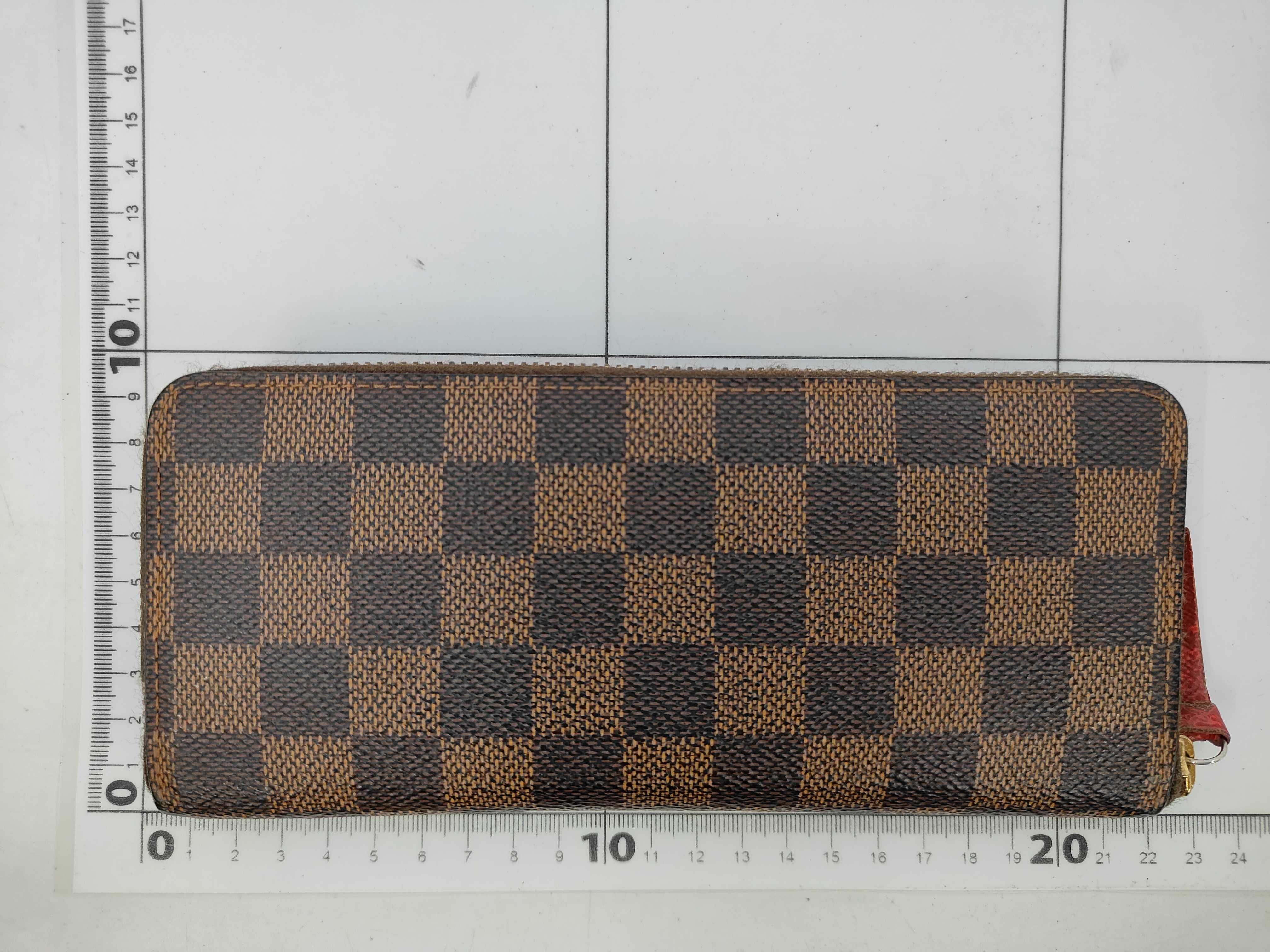Damier Louis Vuitton Damier Portefeuille Clemence Cerise GI0136 Wallet — view 2