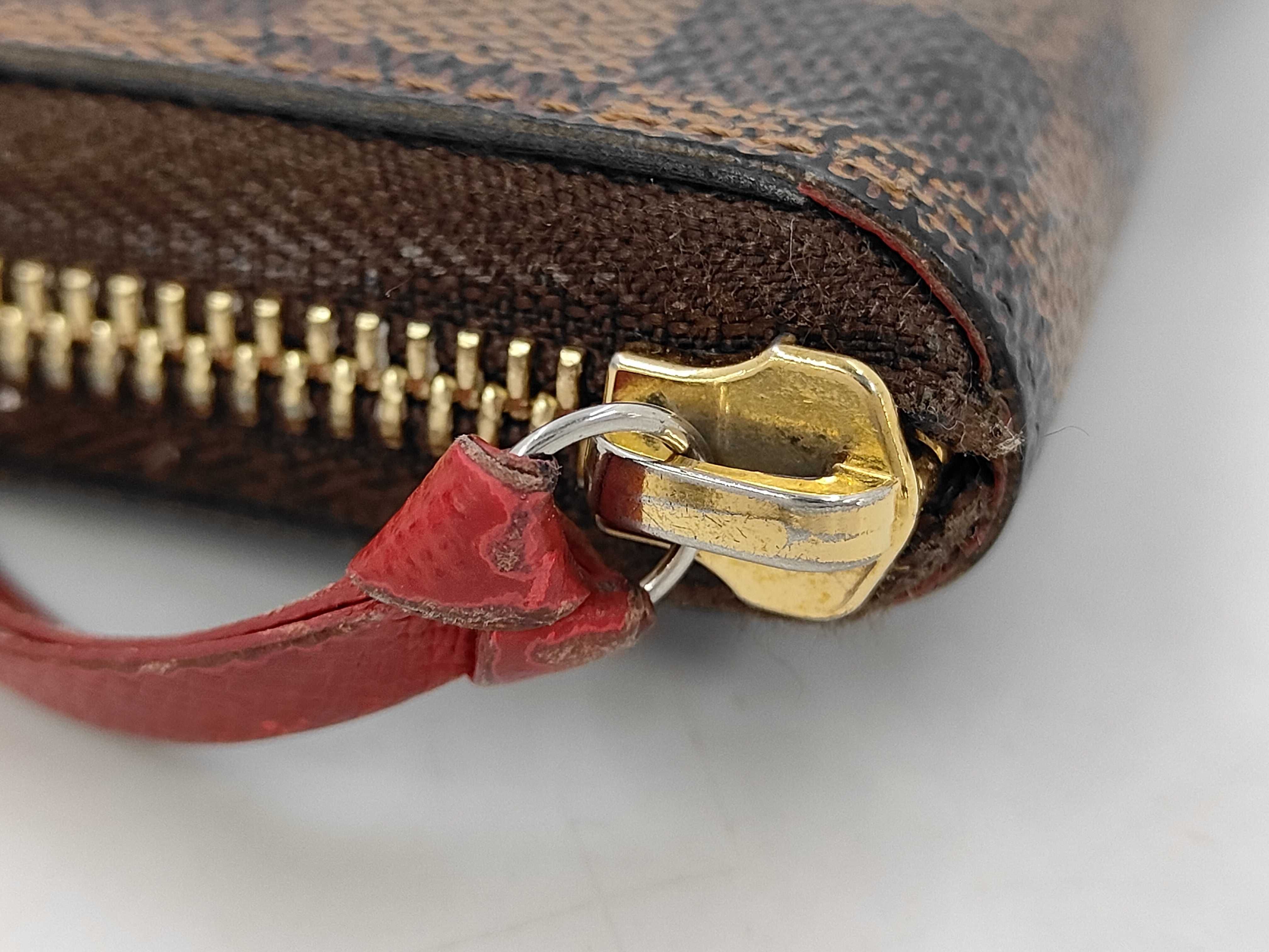 Damier Louis Vuitton Damier Portefeuille Clemence Cerise GI0136 Wallet — view 5