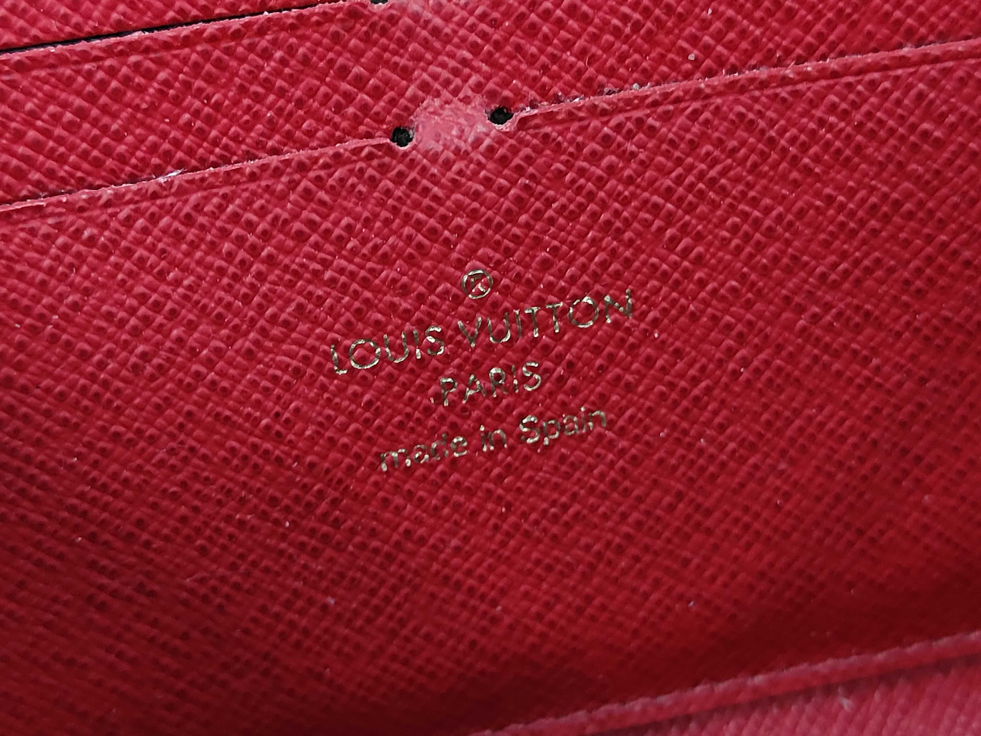 Damier Louis Vuitton Damier Portefeuille Clemence Cerise GI0136 Wallet — view 9