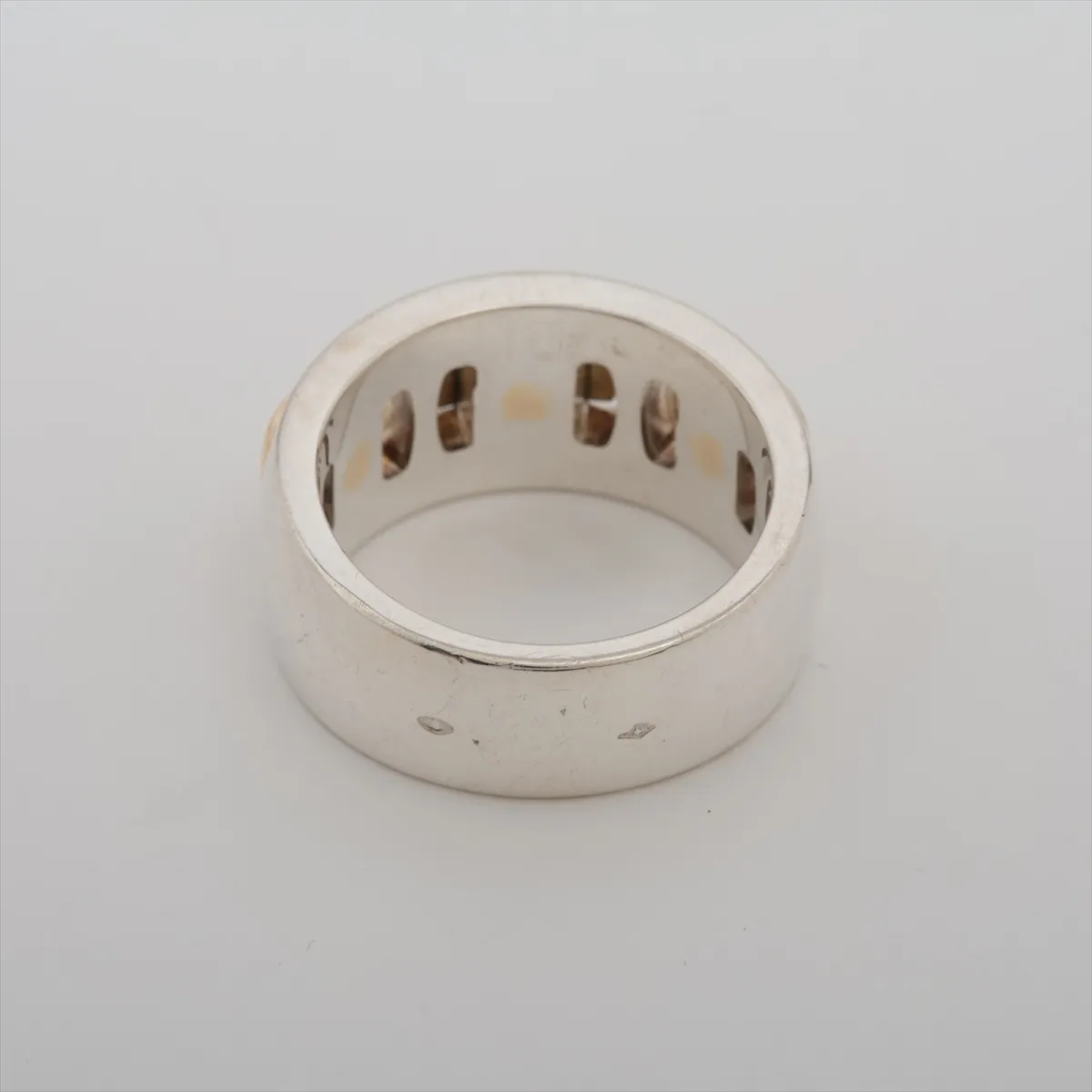 ring, size 52, 925 x 750 mm, 11.1g, gold x silver. Shows signs of wear, — view 2