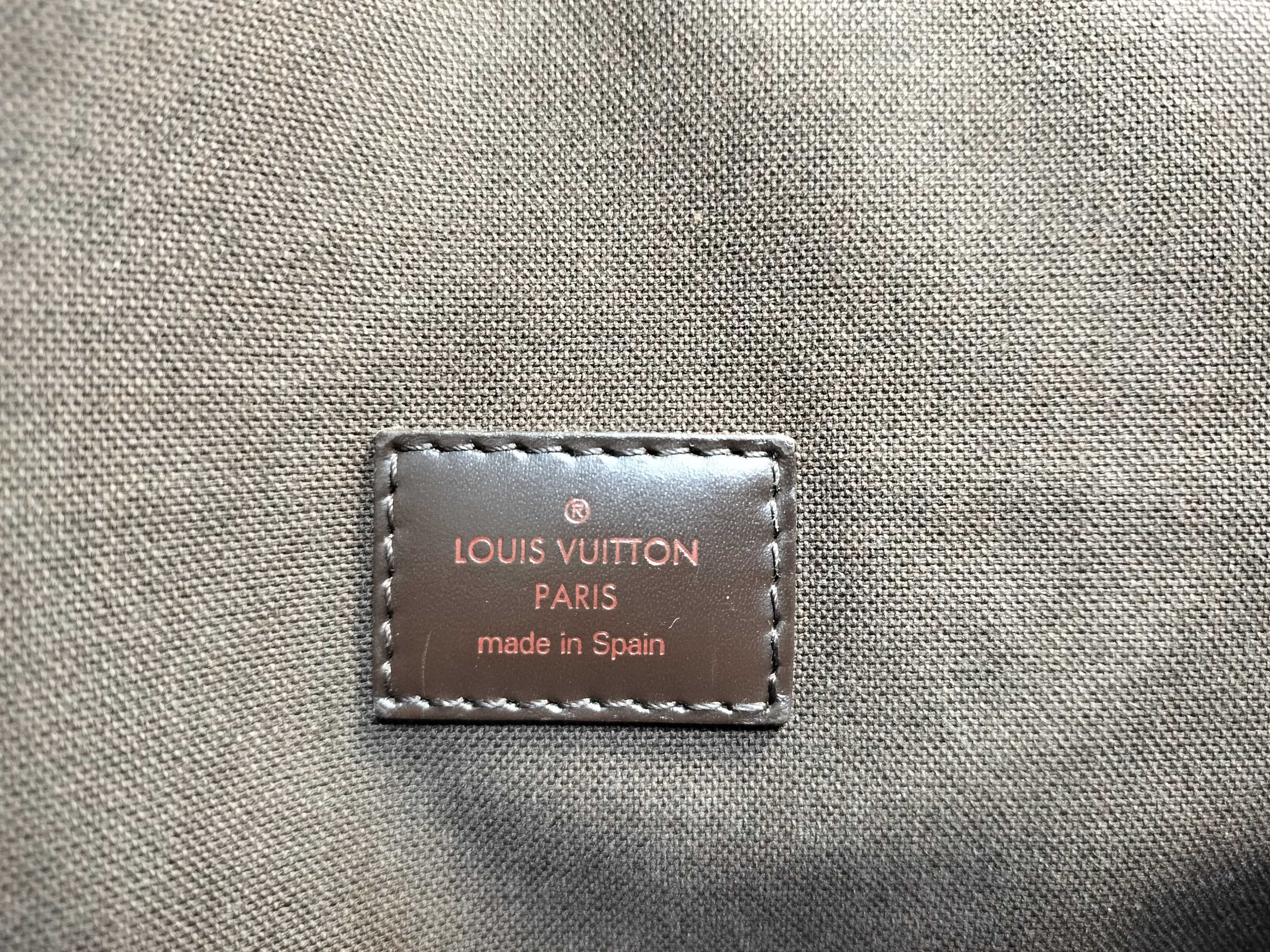 Damier Louis Vuitton Damier Ebene Brooklyn PM Shoulder Bag — view 12