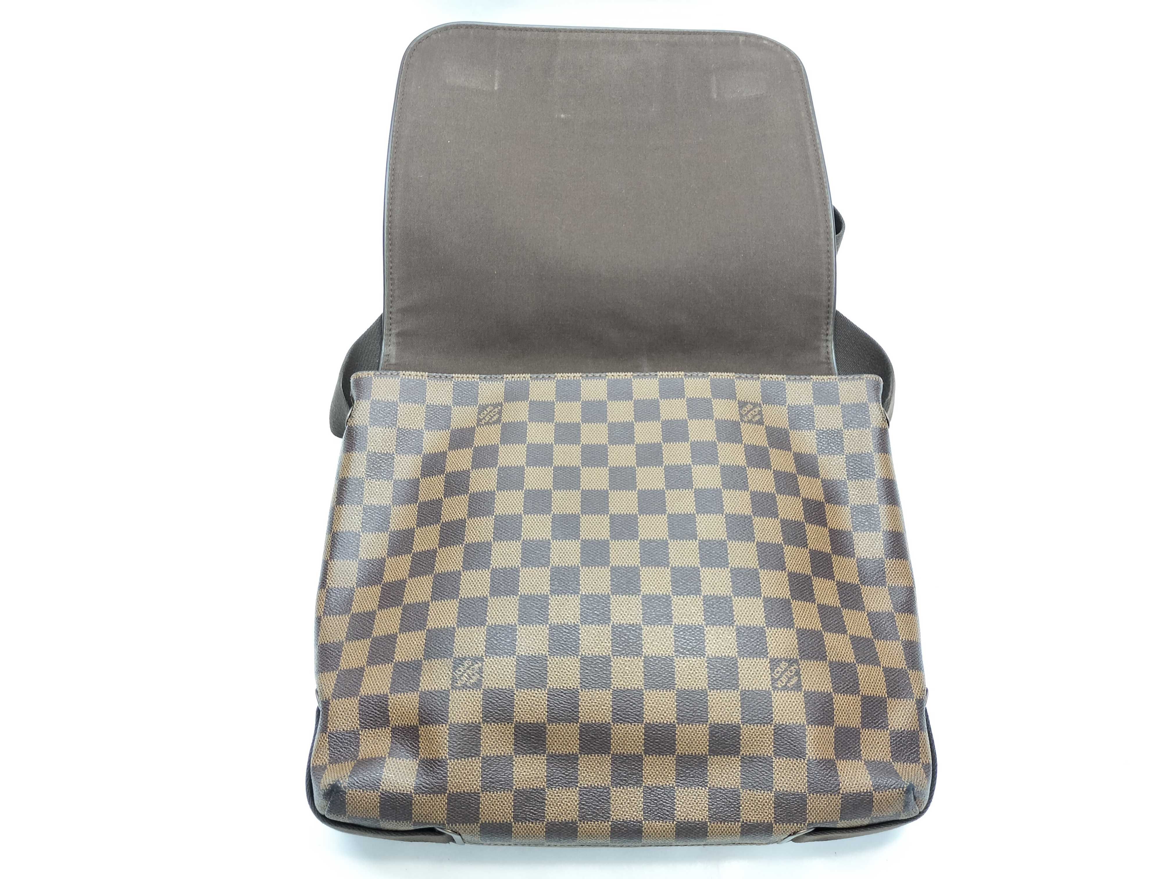 Damier Louis Vuitton Damier Ebene Brooklyn PM Shoulder Bag — view 8