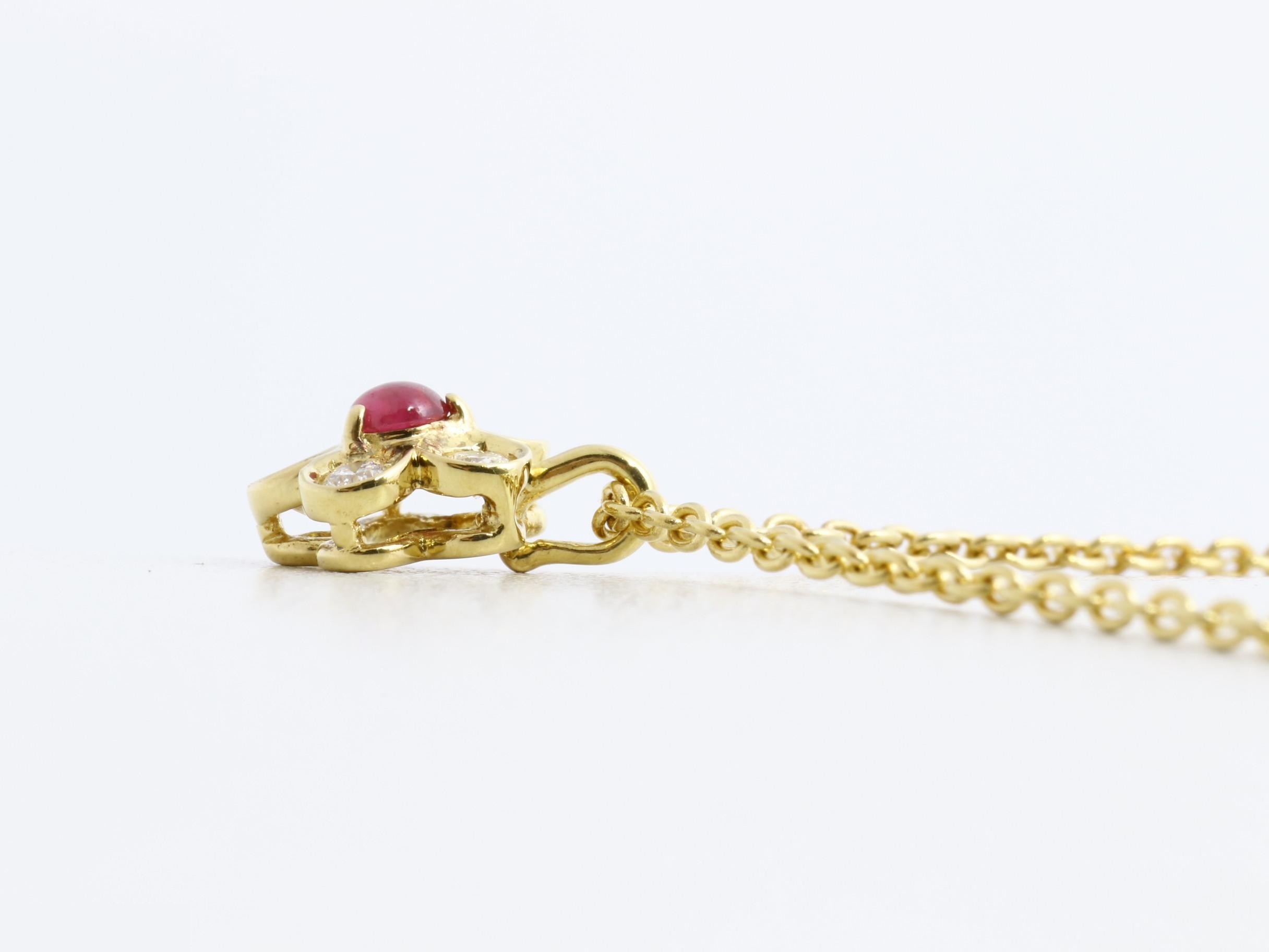 Other line: Precious metal necklace/pendant, 750, 3.9g, 41cm — view 4