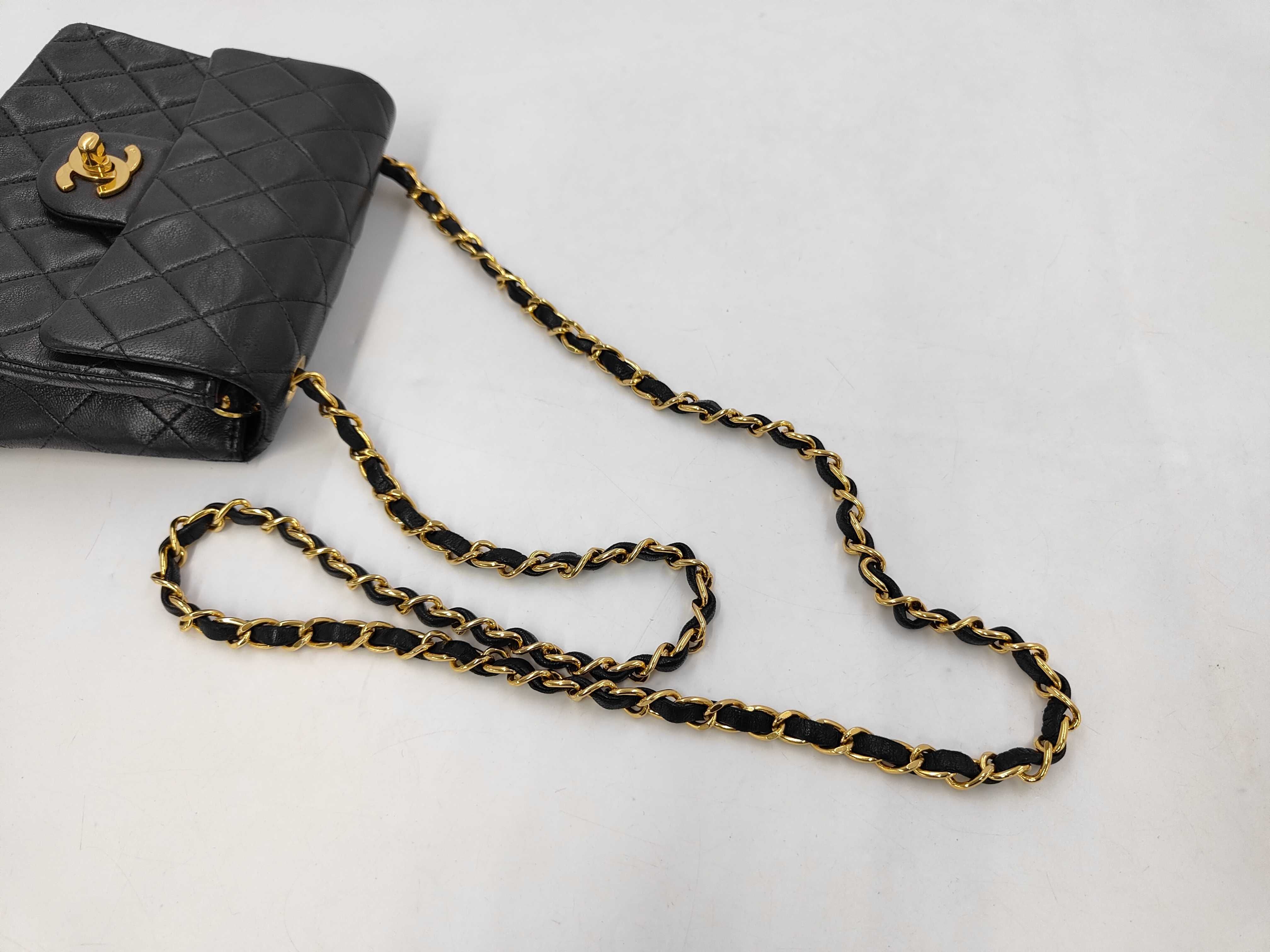 Mini Matelassé Lambskin Shoulder Bag — view 5