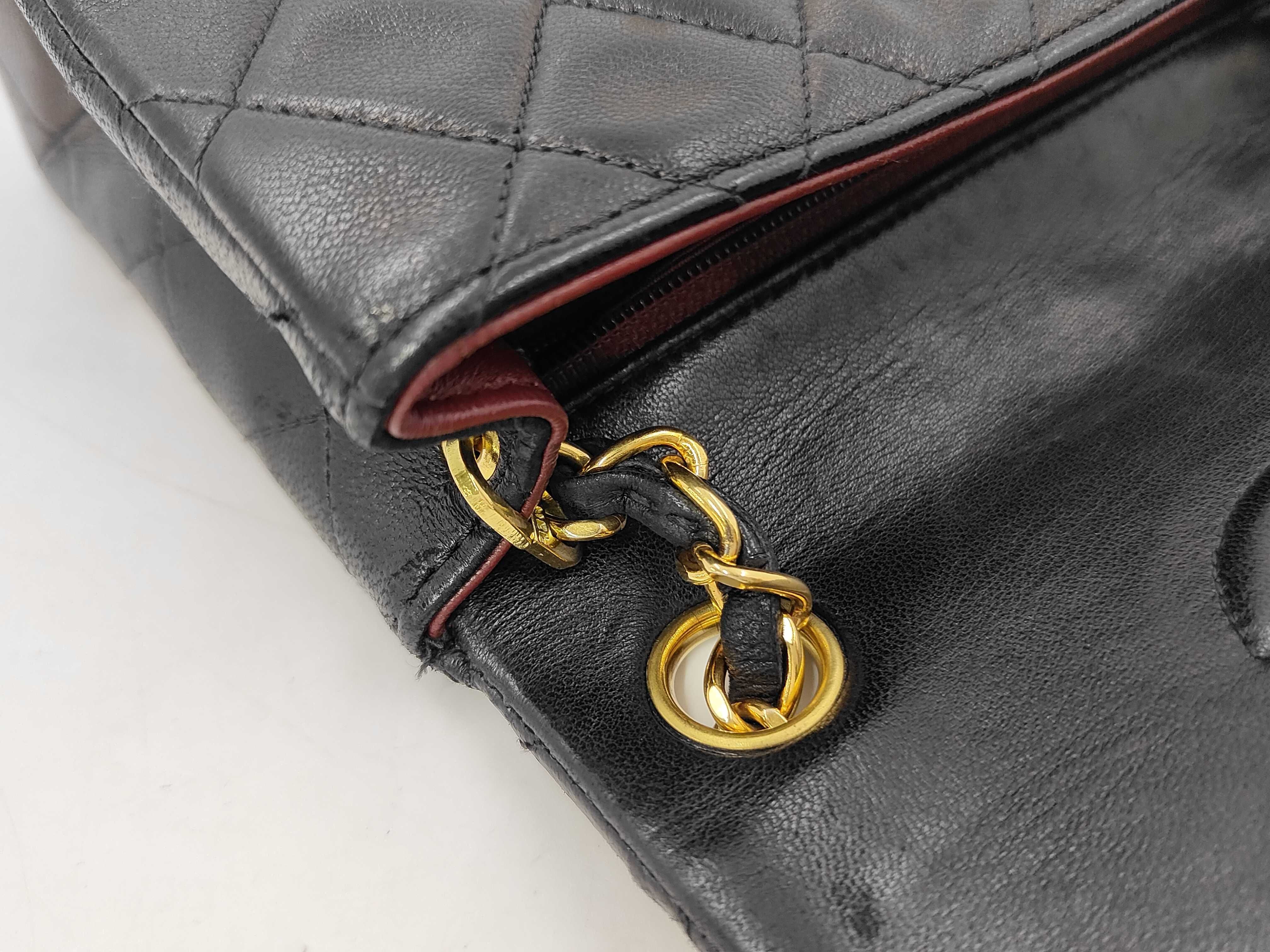 Mini Matelassé Lambskin Shoulder Bag — view 7