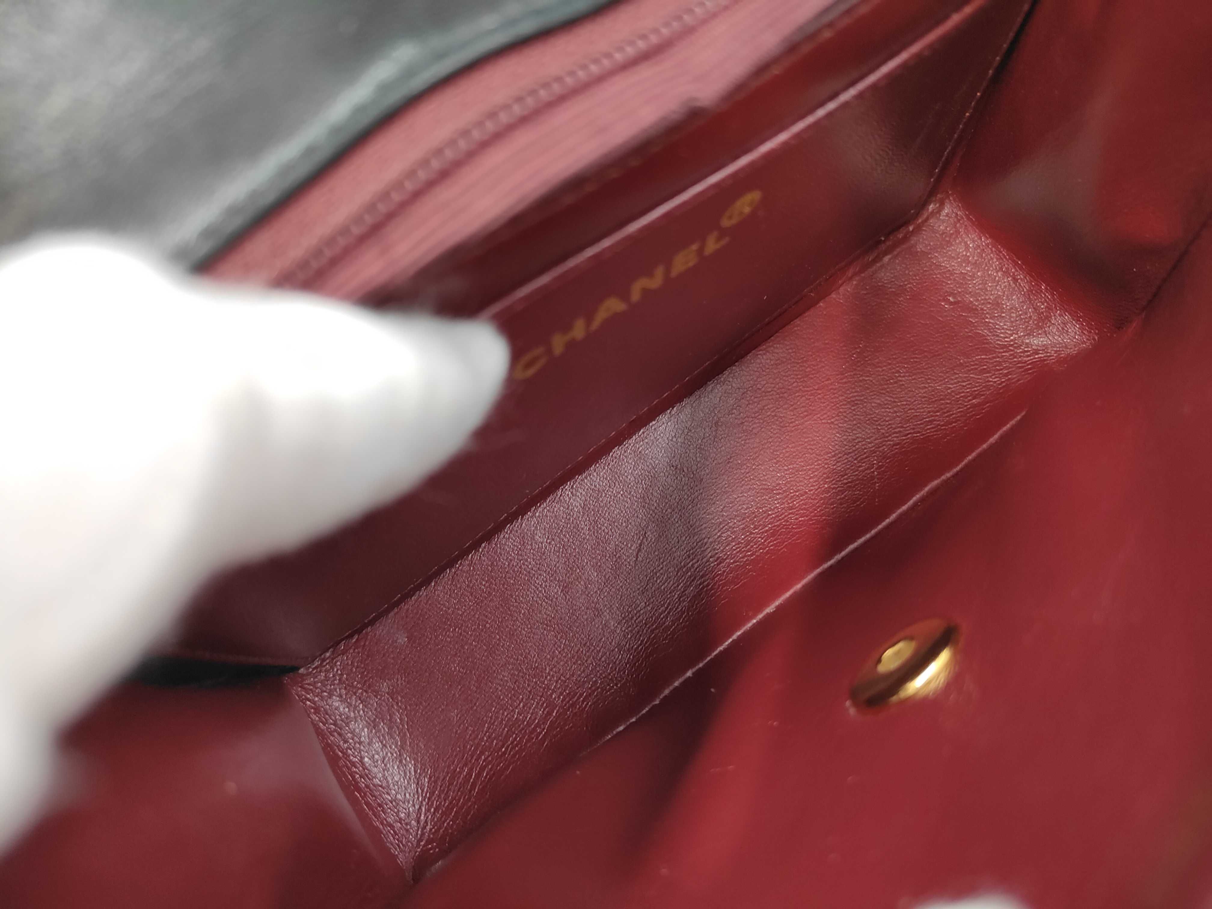 Mini Matelassé Lambskin Shoulder Bag — view 9