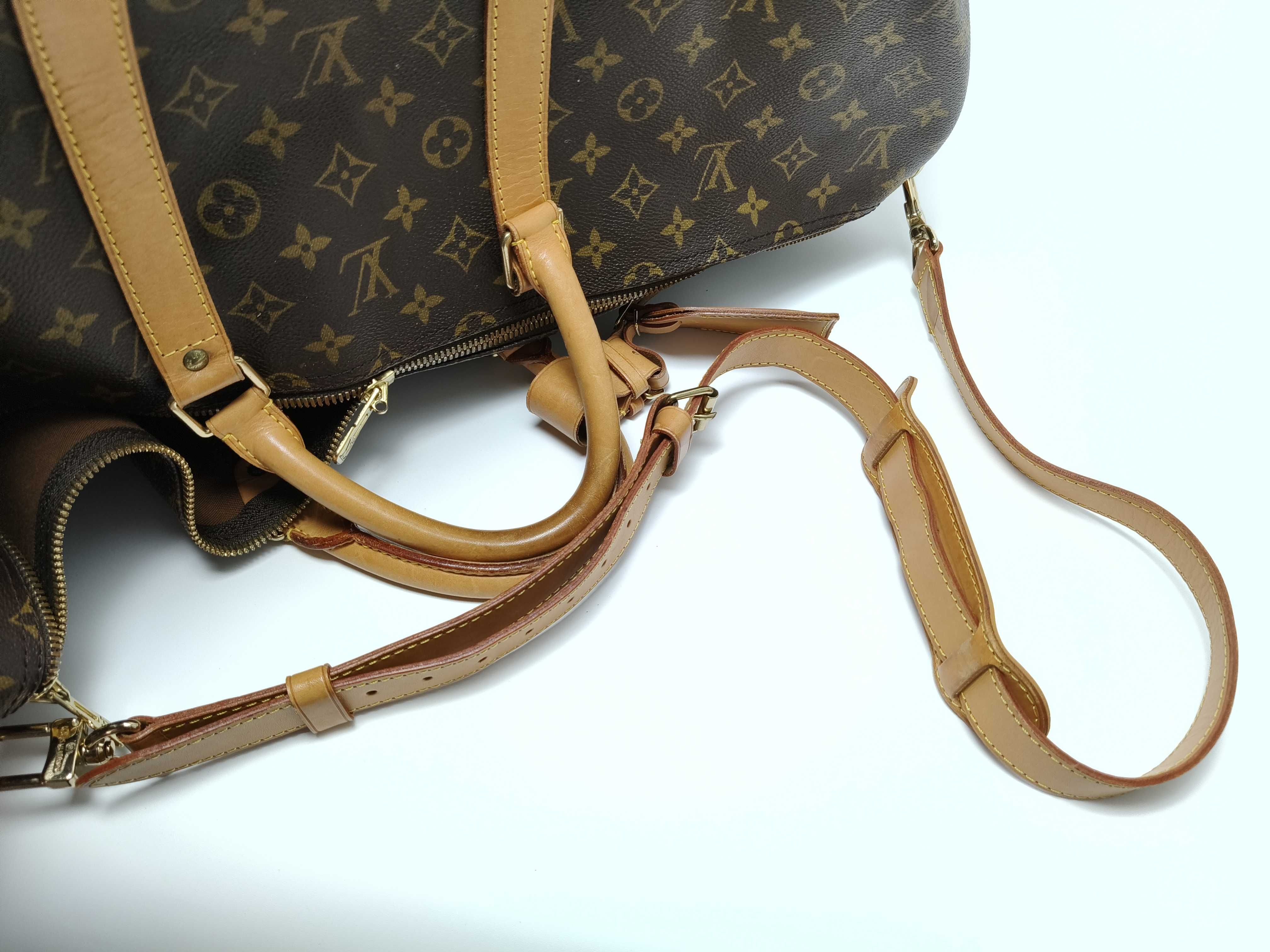 Monogram Keepall Bandoulière 55 M41414 Shoulder Strap Boston Bag — view 3