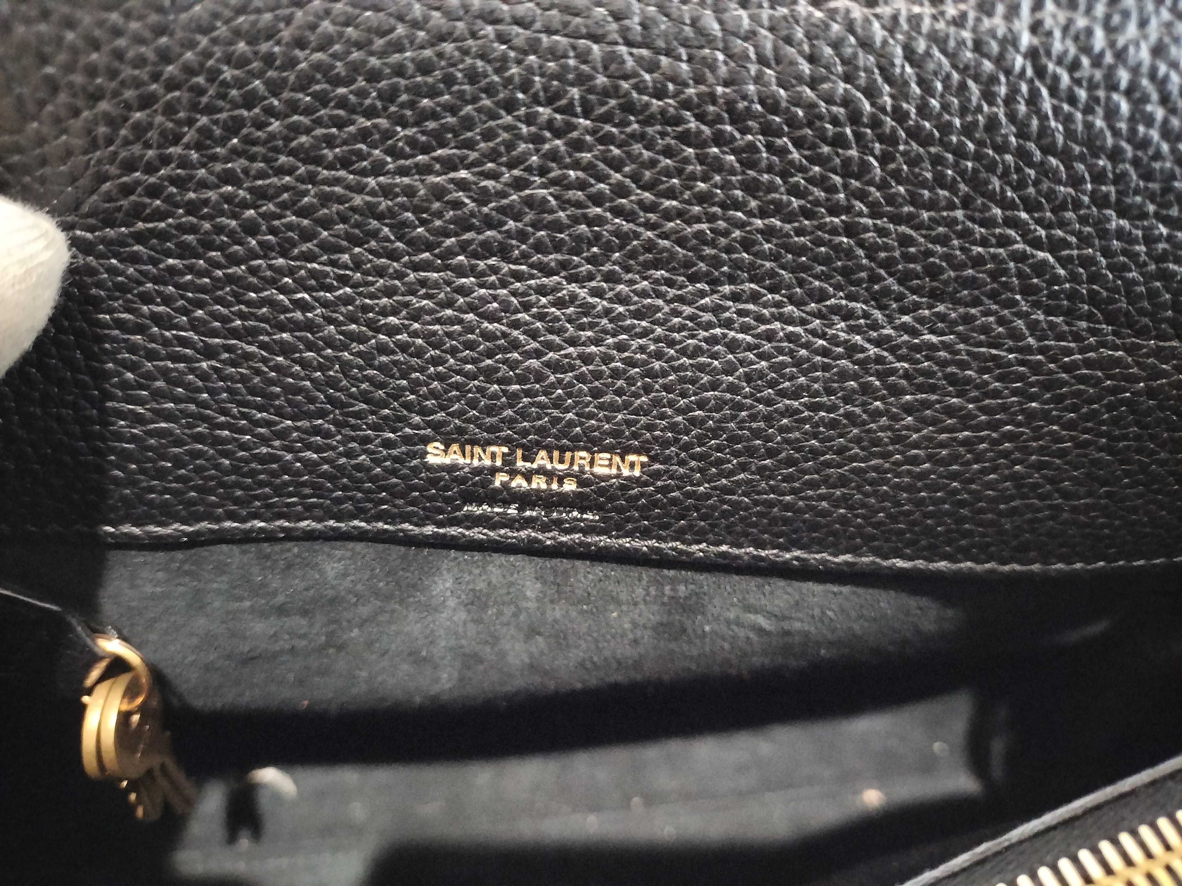 2-way black shoulder bag with ST — view 10