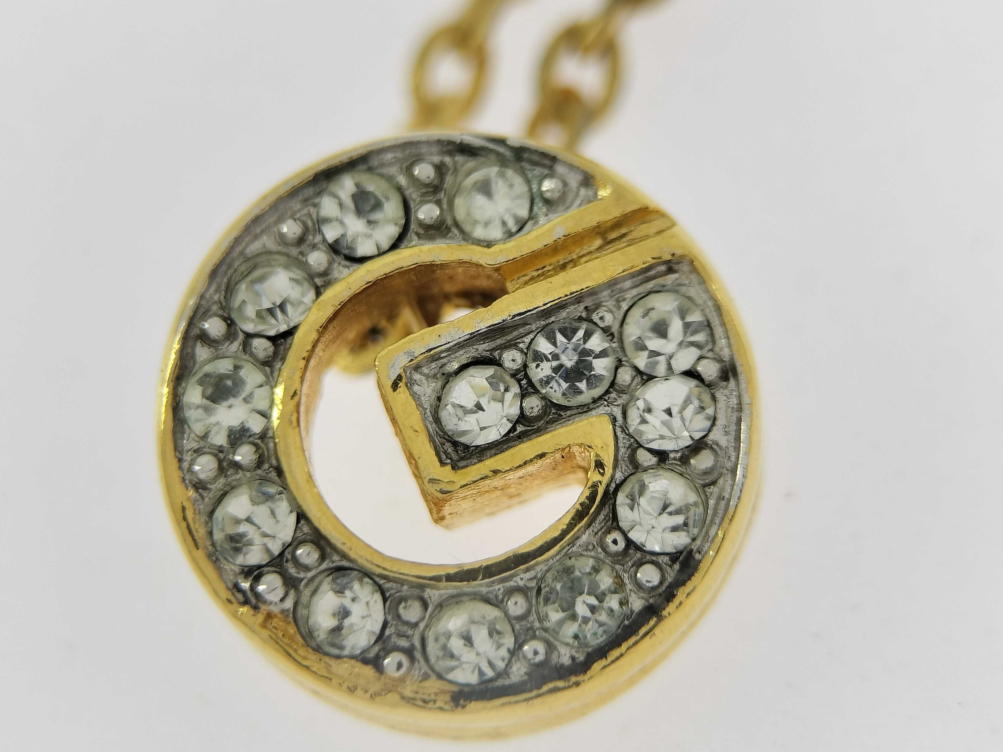 necklace with rhinestones and logo. — view 11