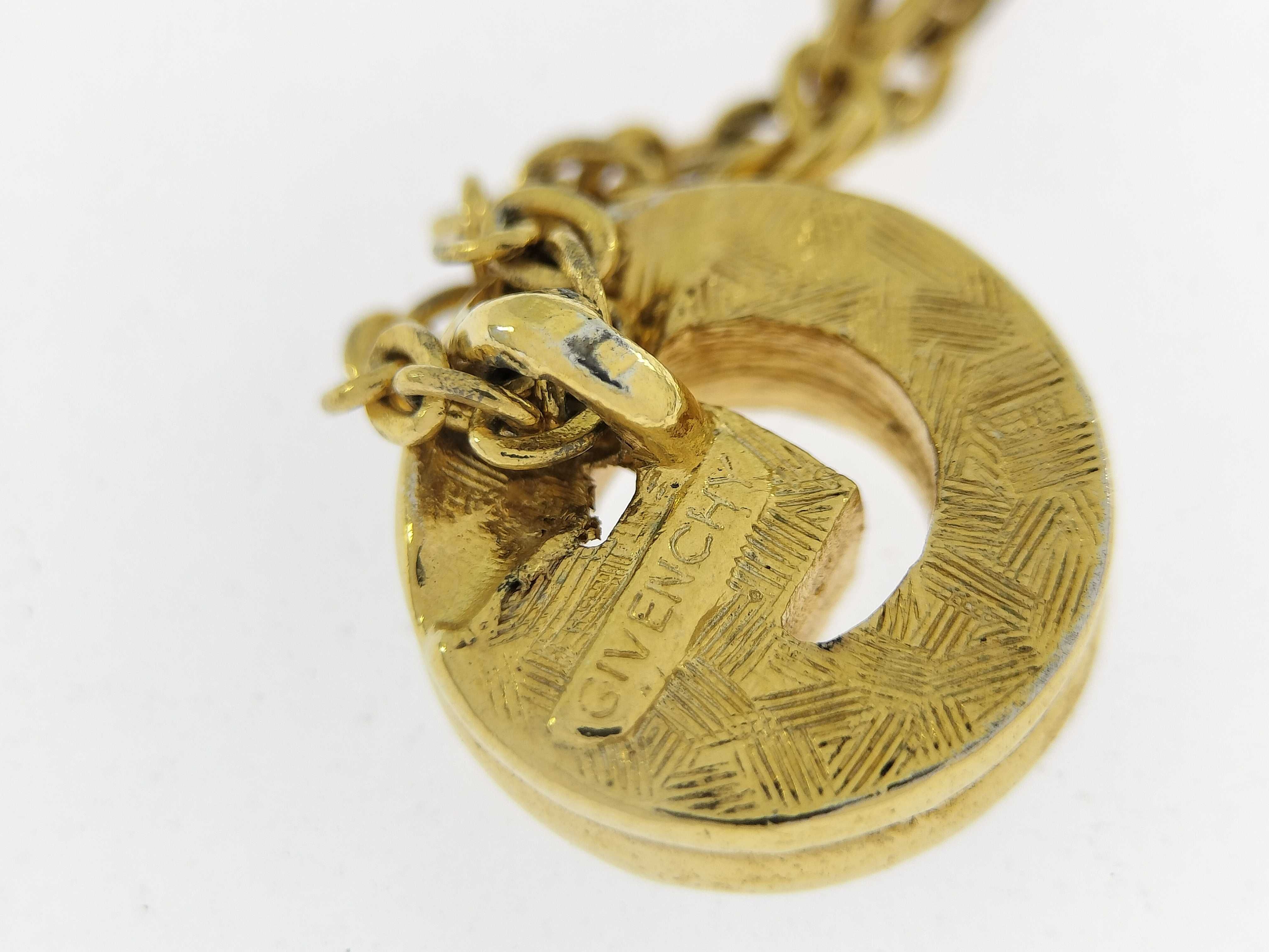 necklace with rhinestones and logo. — view 10