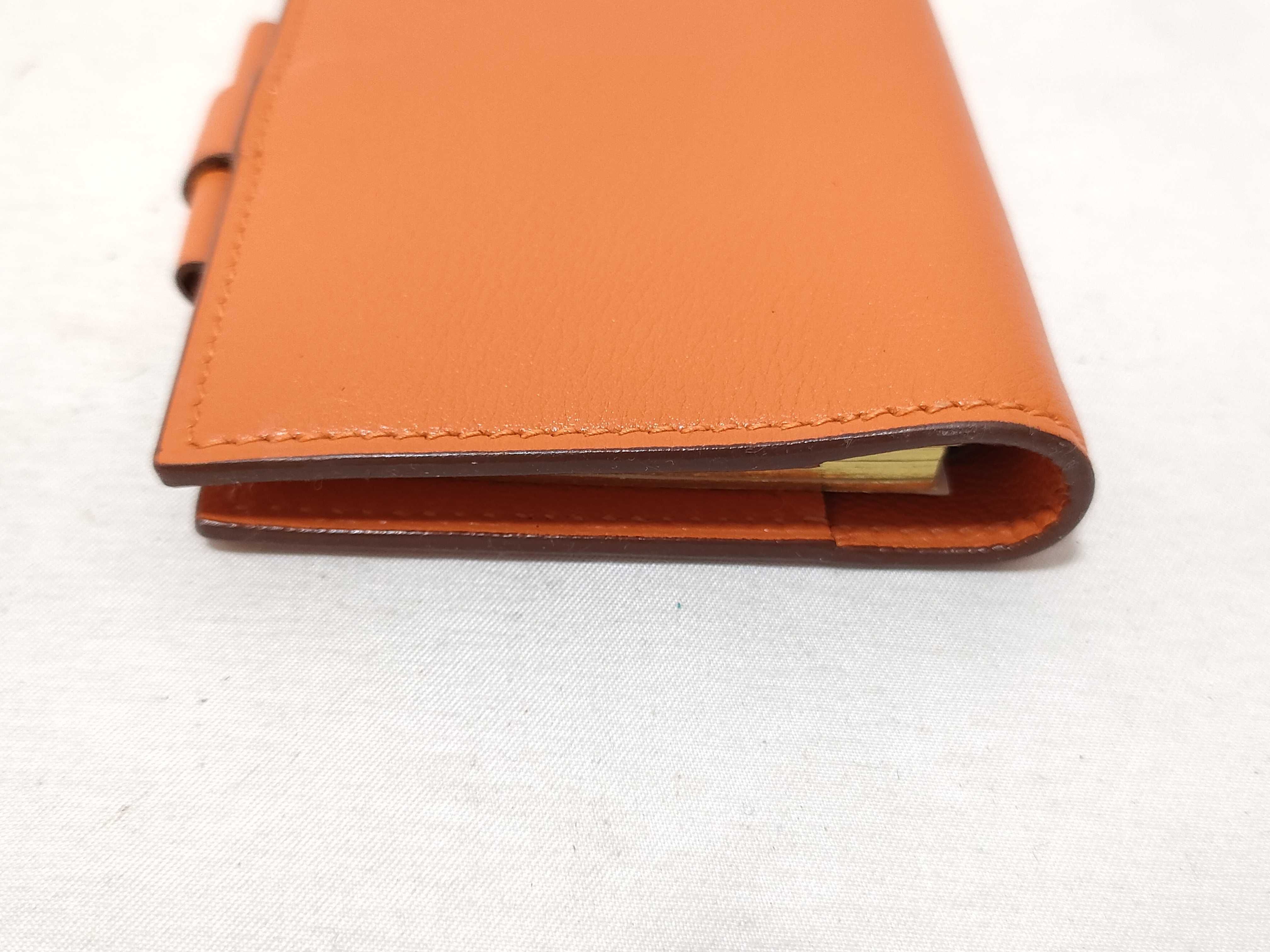 Mini Agenda Orange E Notebook Cover — view 5
